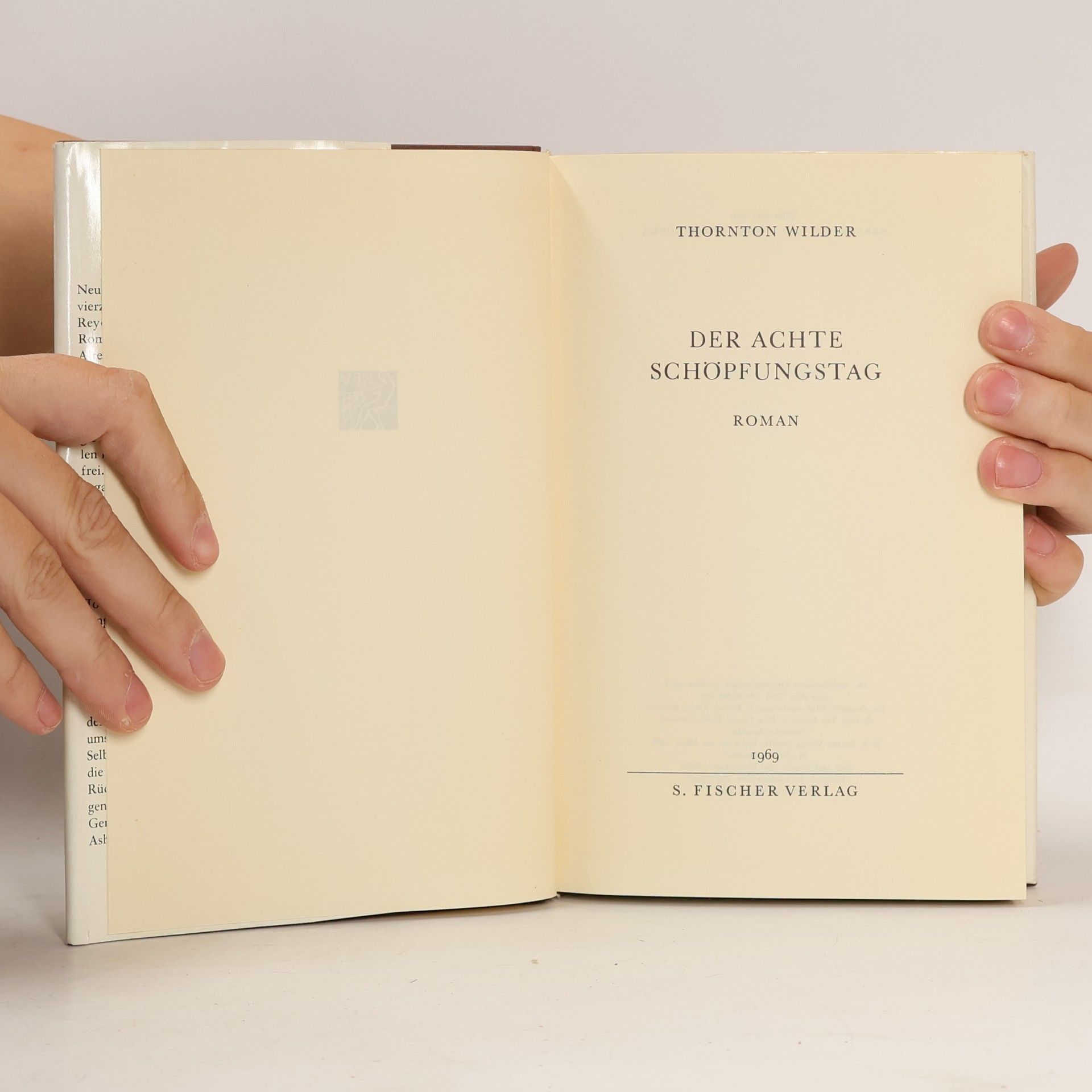 Thornton Wilder Der achte Schöpfungstag