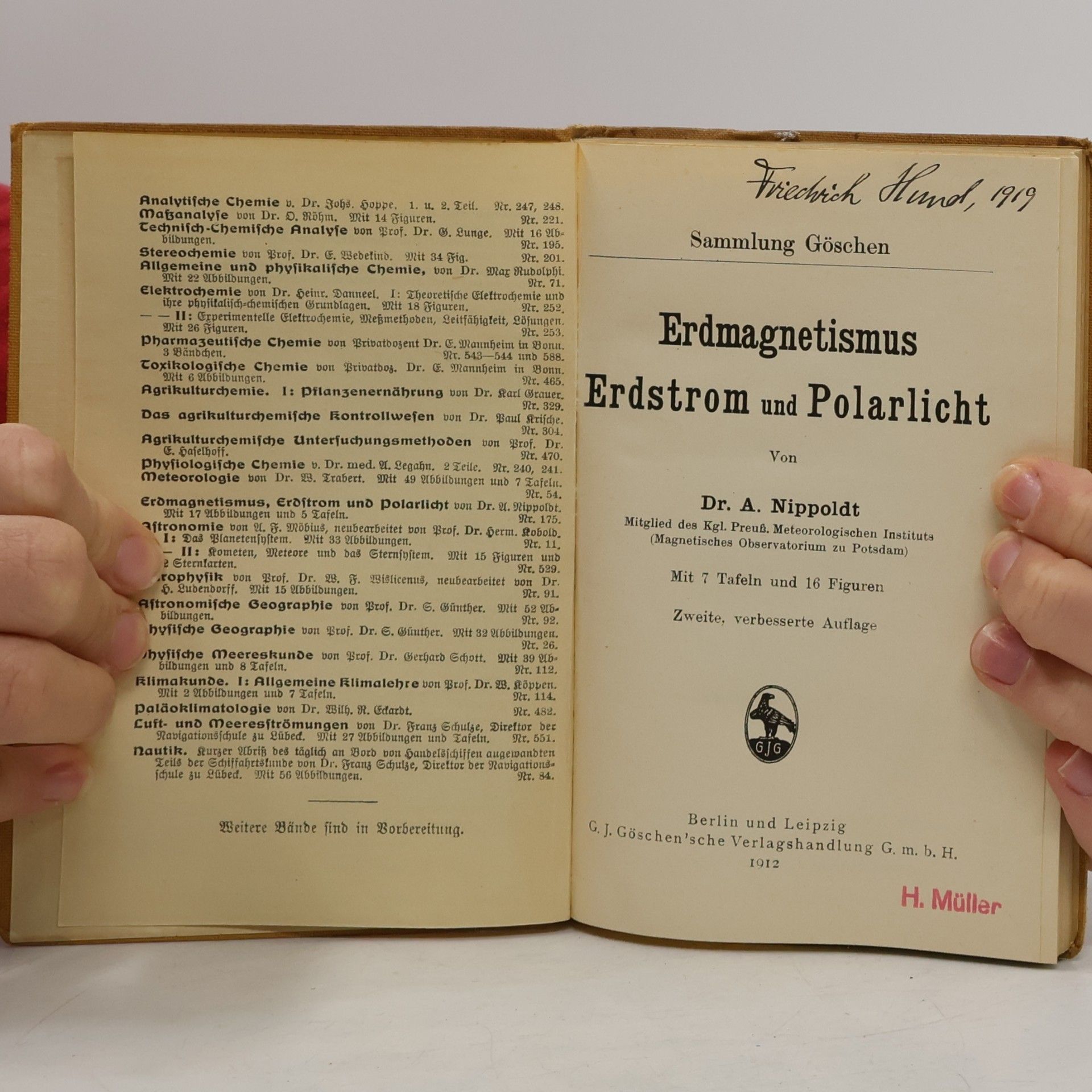 Dr. A. Nippoldt Erdmagnetismus Erdstrom und Polarlicht