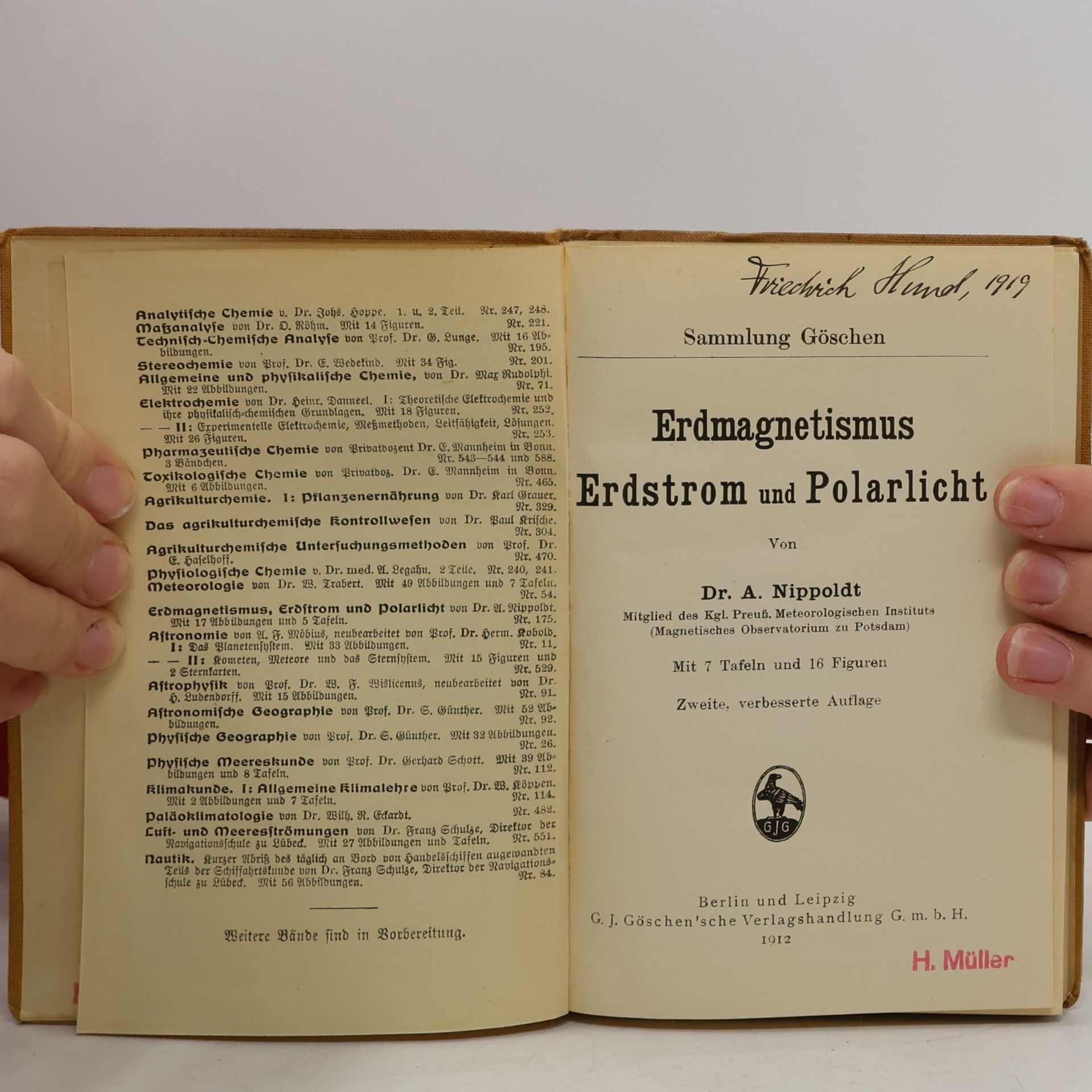 Dr. A. Nippoldt Erdmagnetismus Erdstrom und Polarlicht