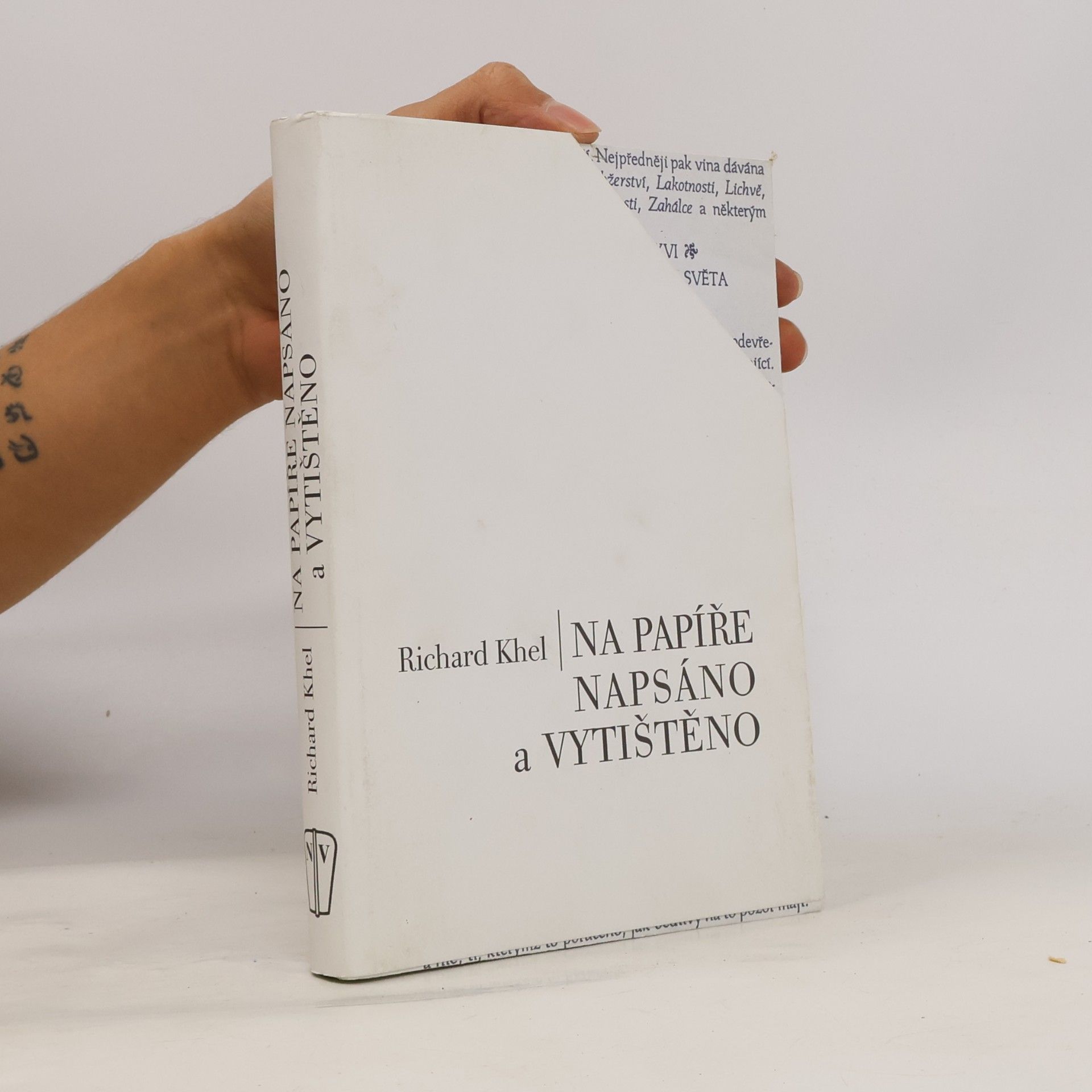 Richard Khel Na papíře napsáno a vytištěno