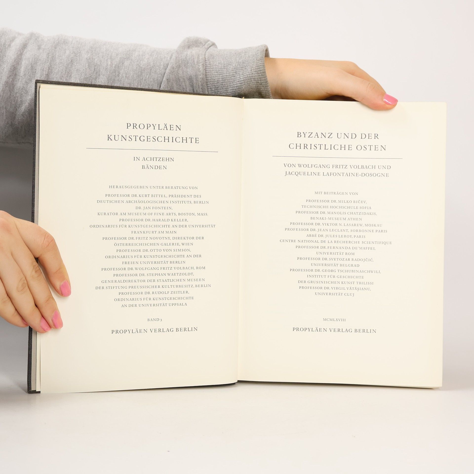 Wolfgang Fritz Volbach  Propyläen Kunstgeschichte 3. Byzanz und der christliche Osten