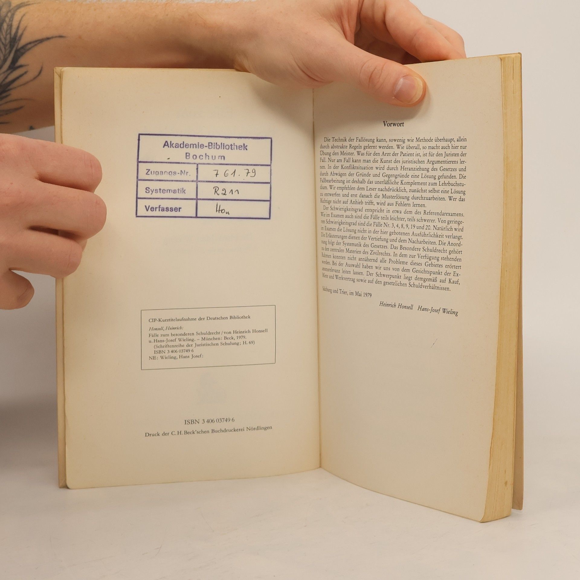 Heinrich Honsell JuS-Schriftenreihe - 69: Fälle zum besonderen Schuldrecht