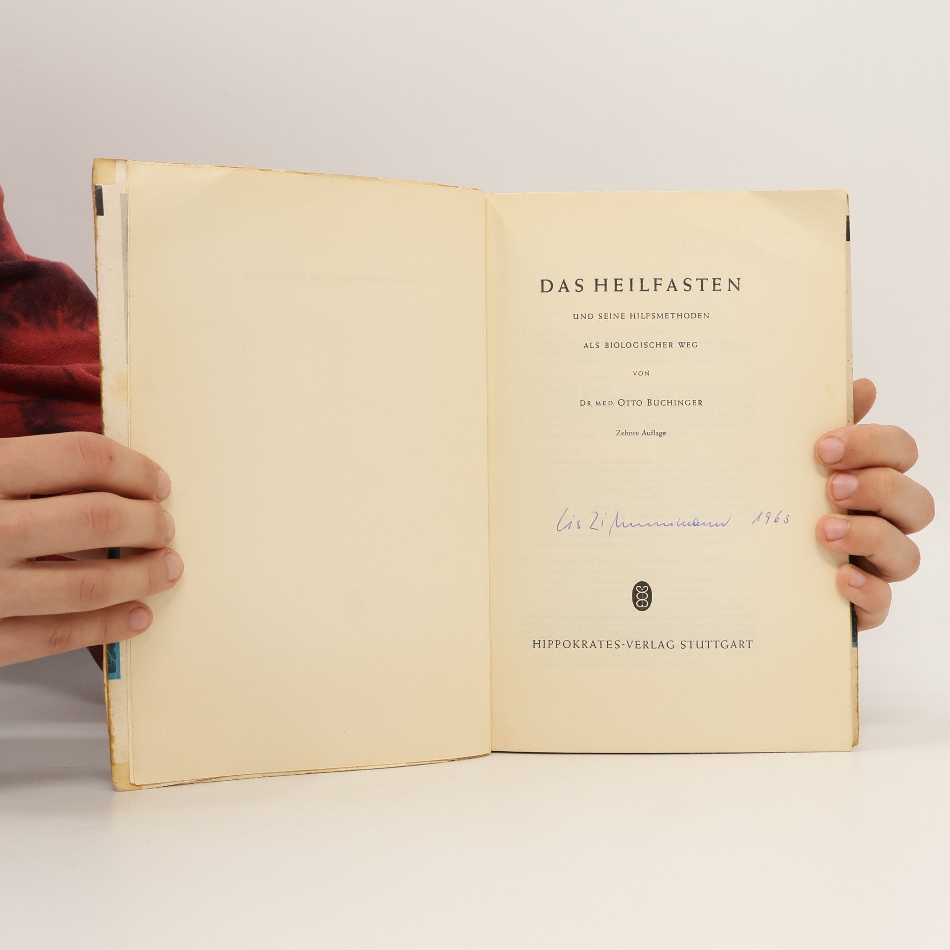 Severin Schär Das grosse Heilfasten für Anfänger Buch