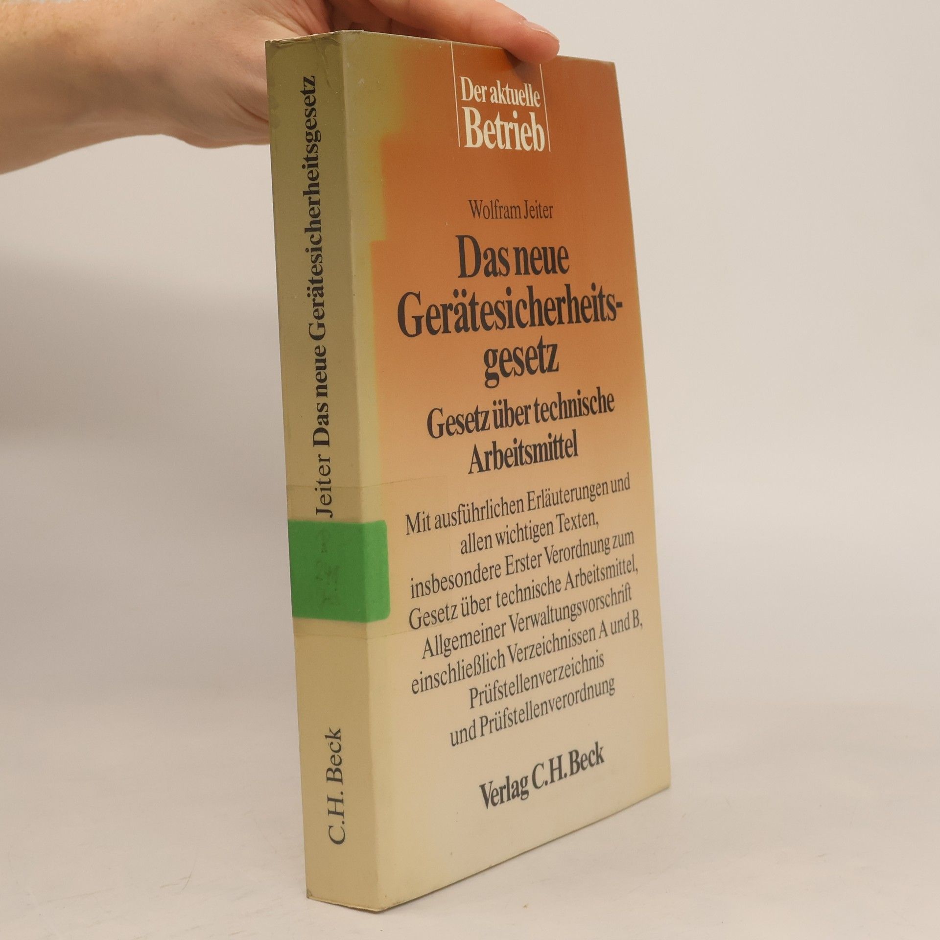 Das neue Gerätesicherheitsgesetz
