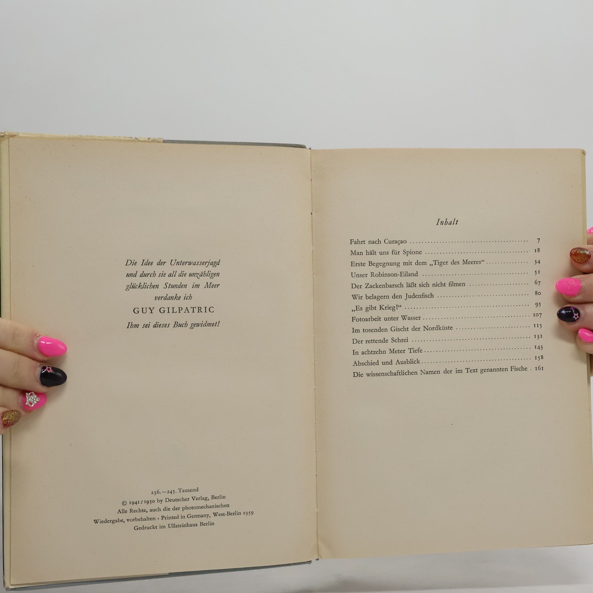 Hans Hass Unter Korallen und Haien. Abenteuer in der Karibischen See