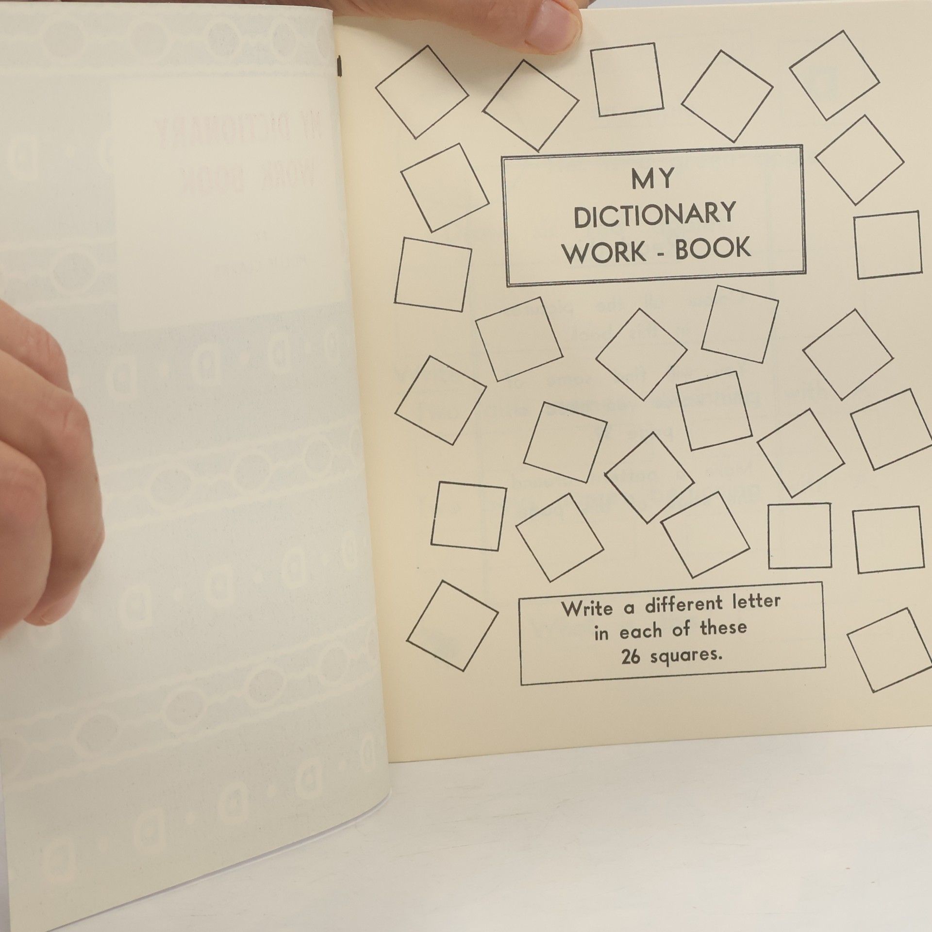 Mollie Clarke My Dictionary Work Book