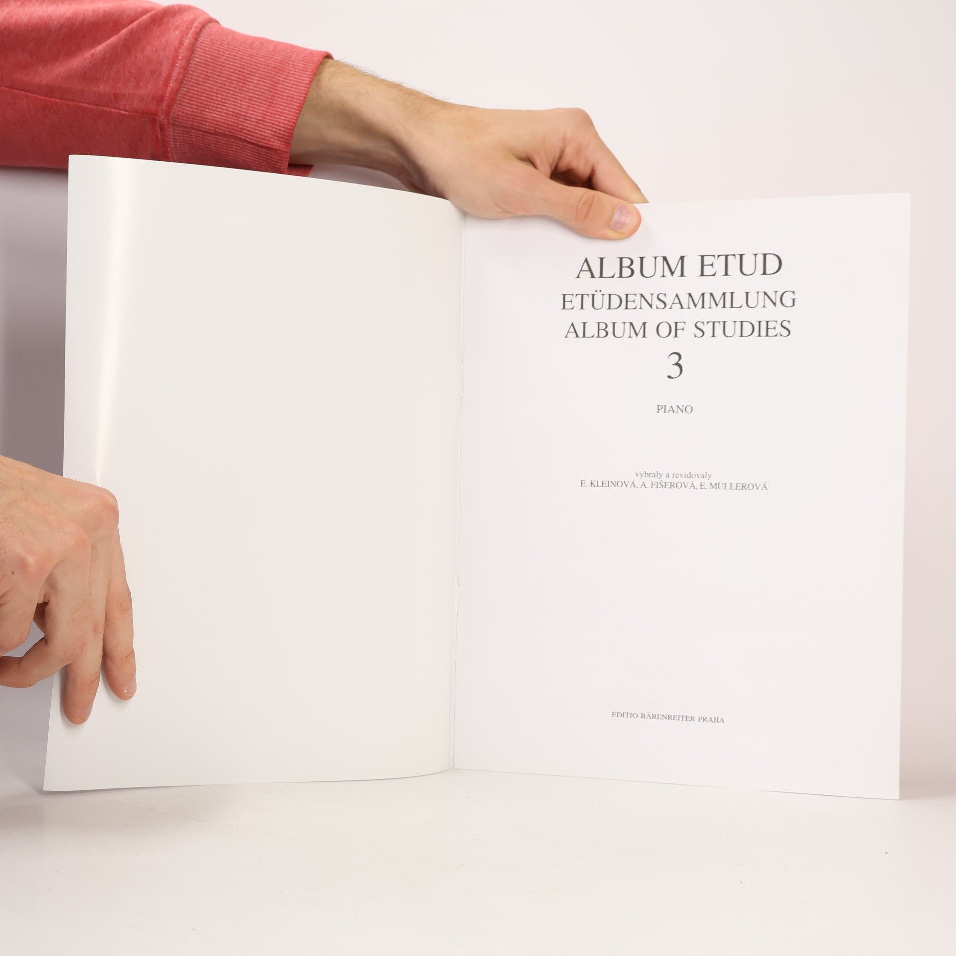 Eliška Kleinová Album etud 3: Etüdensammlung/ Album of Studies: Piano