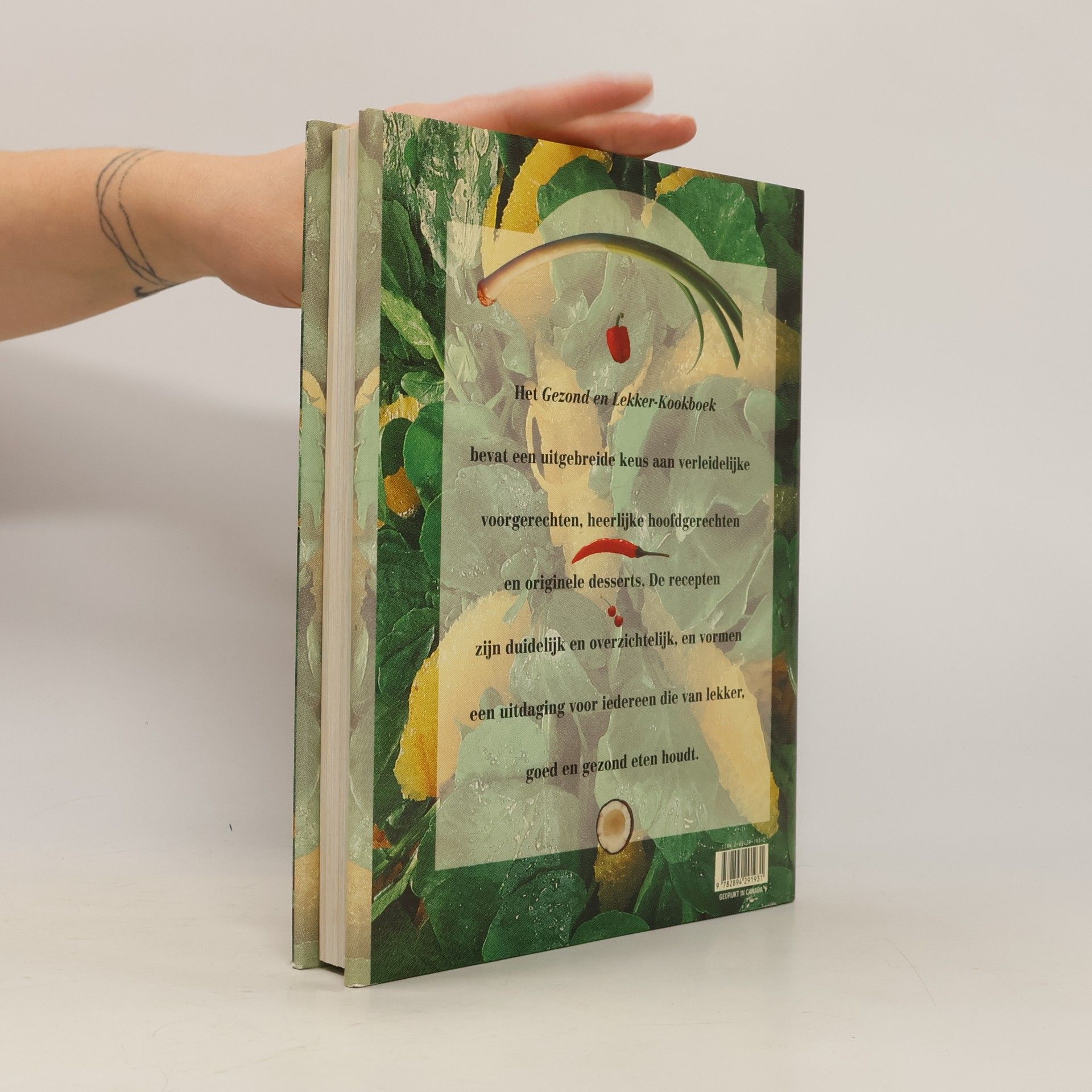 Gezond en lekker kookboek. Stap voor stap naar een gezonde maaltijd