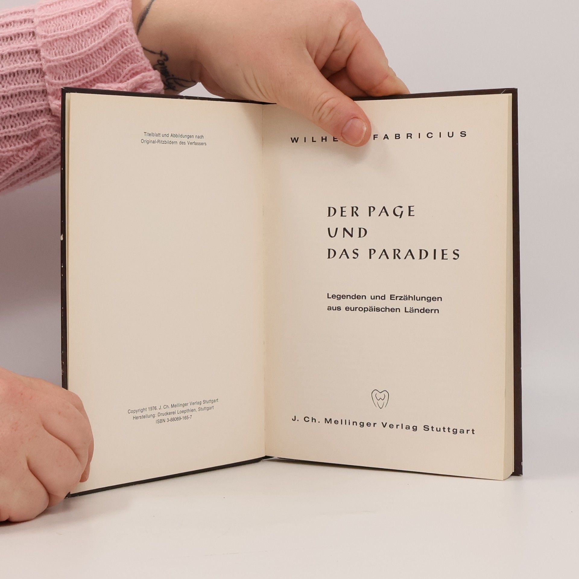 Wilhelm Fabricius Der Page und das Paradies