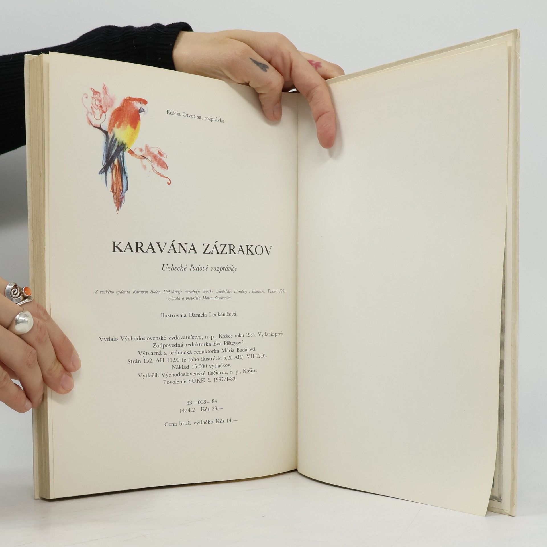 Marta Zamborová Karavána zázrakov. Uzbecké ludové rozprávky
