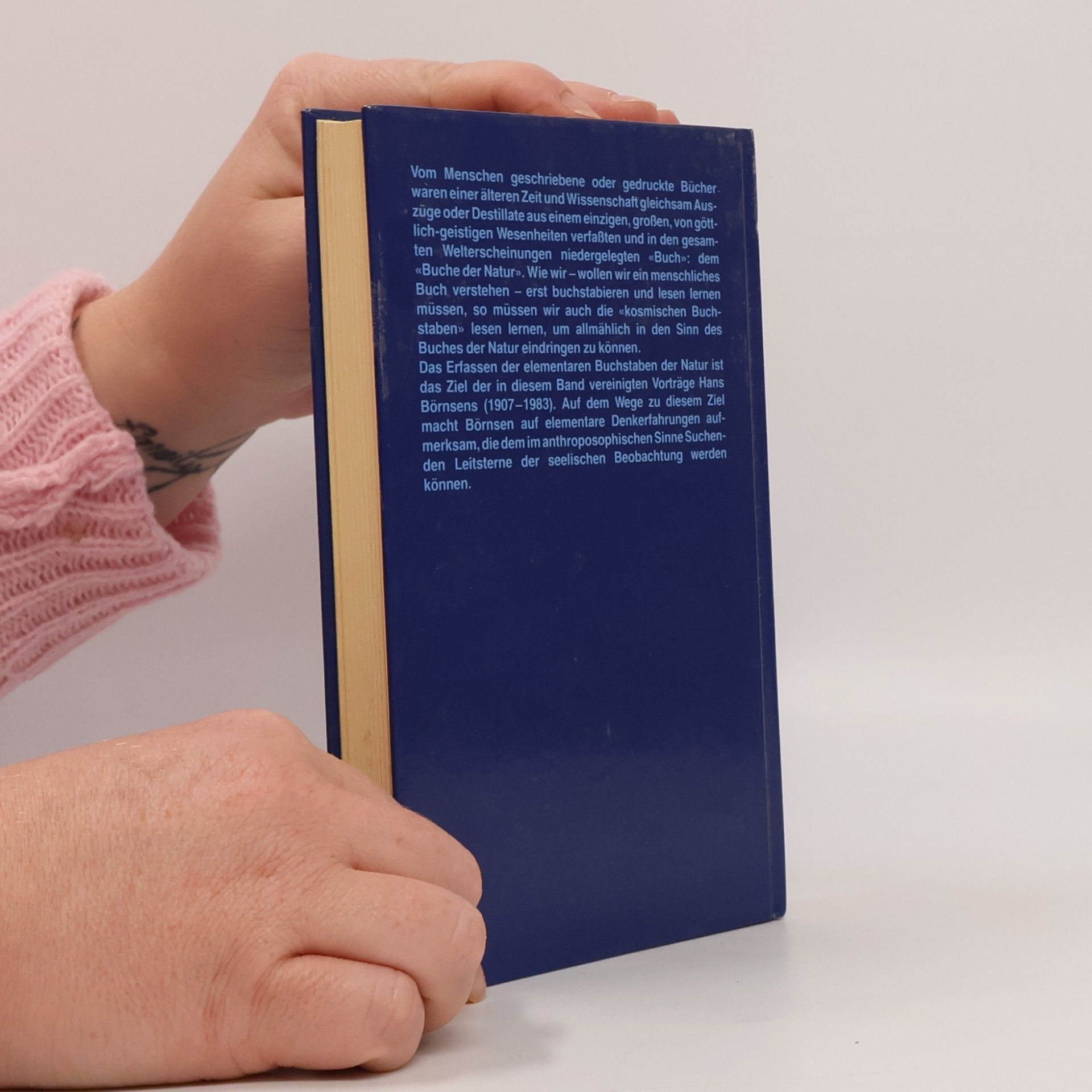 Hans Börnsen Vom Lesen im Buch der Natur