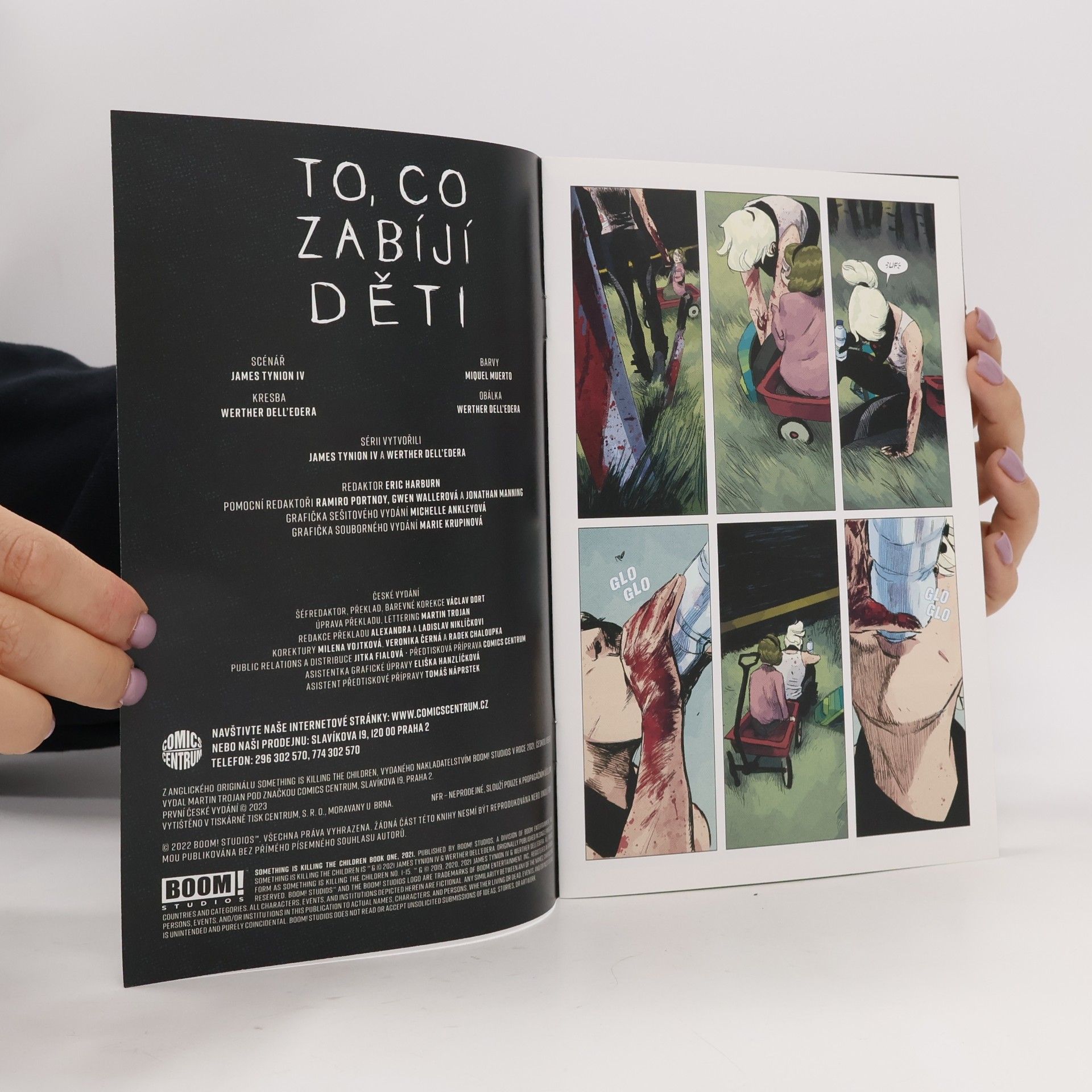 James Tynion Comics Centrum. Ediční plán 2023. To, co zabíjí děti