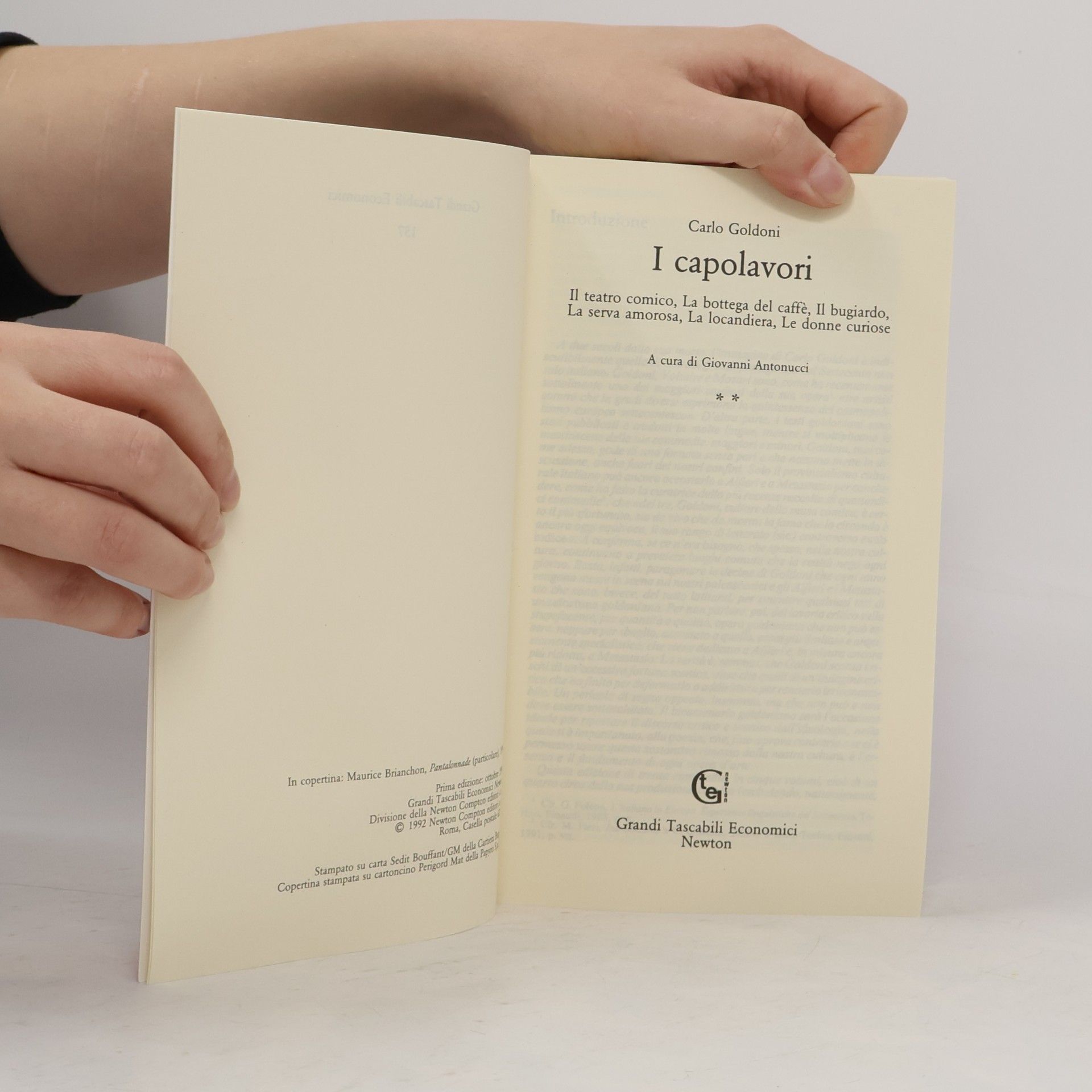 Carlo Goldoni I Capolavori 1