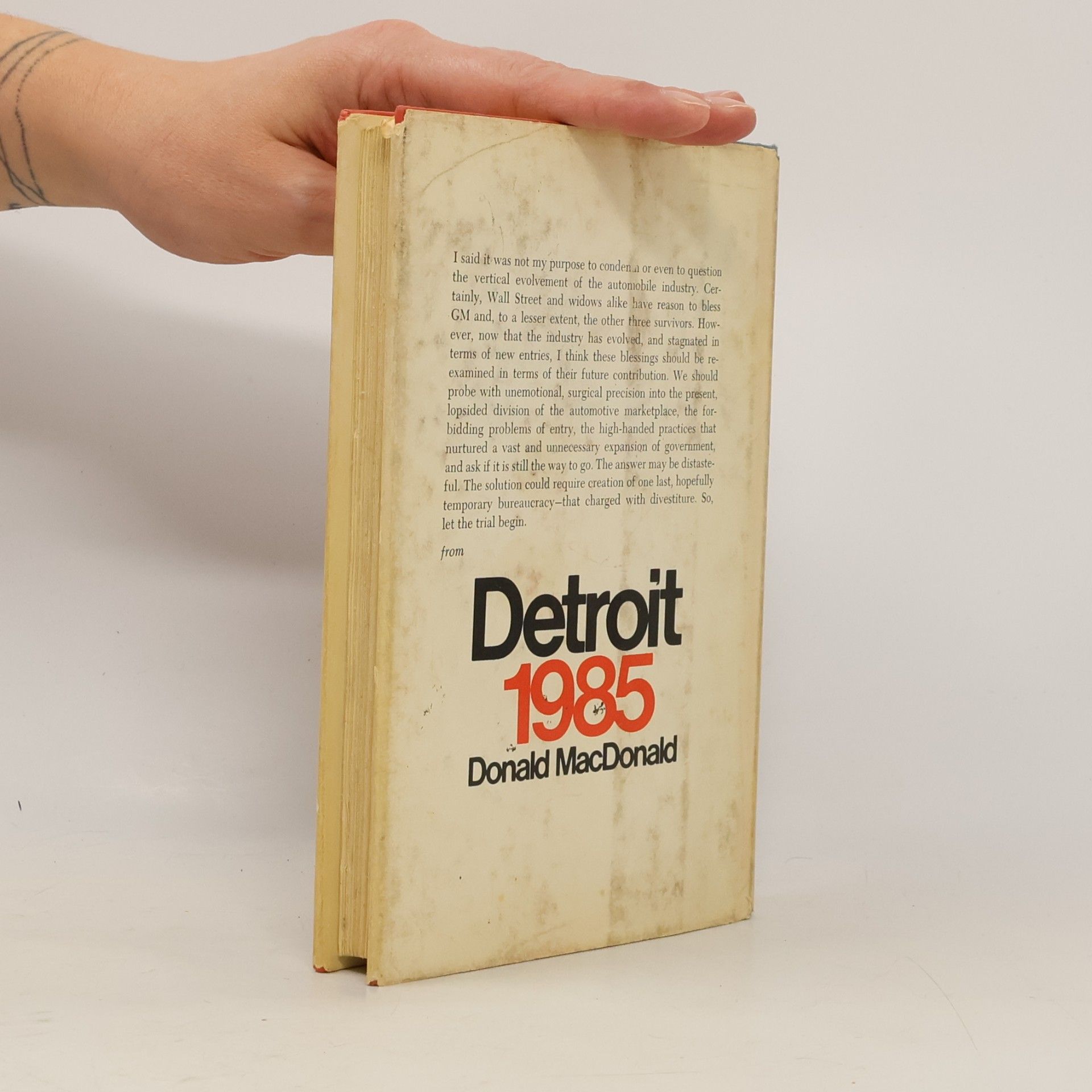 Donald Macdonald Detroit, 1985