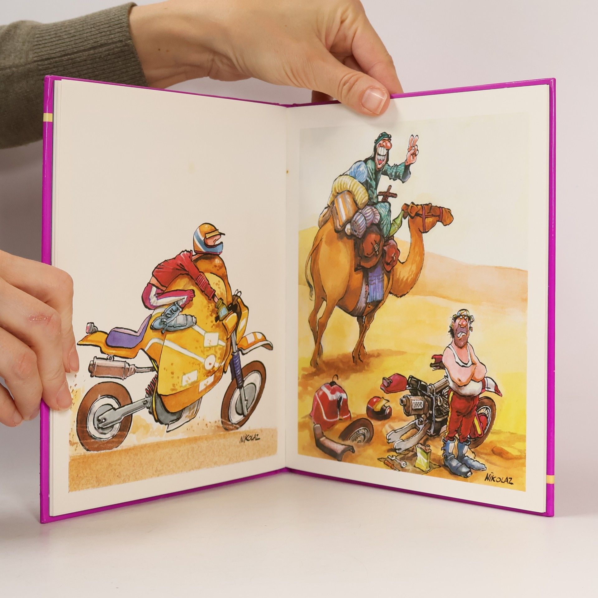 Cartoons für Motorradfans