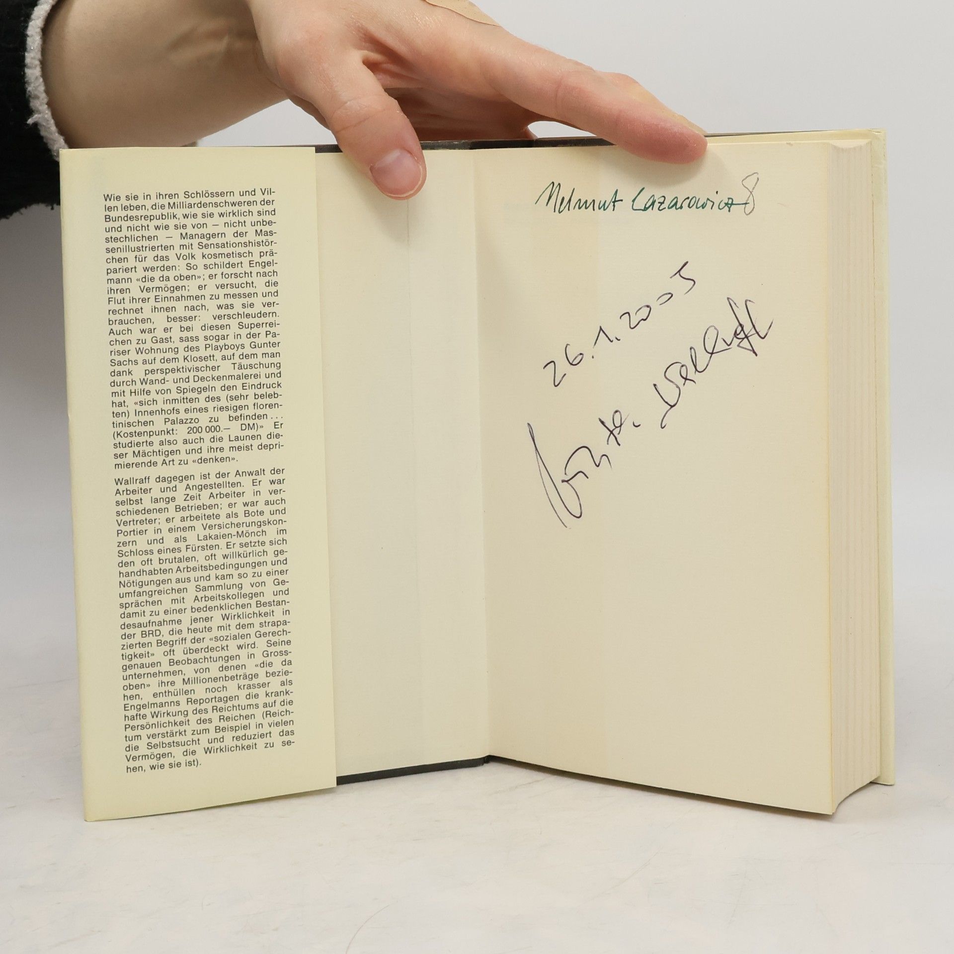 Günter Wallraff Ihr da oben - wir da unten
