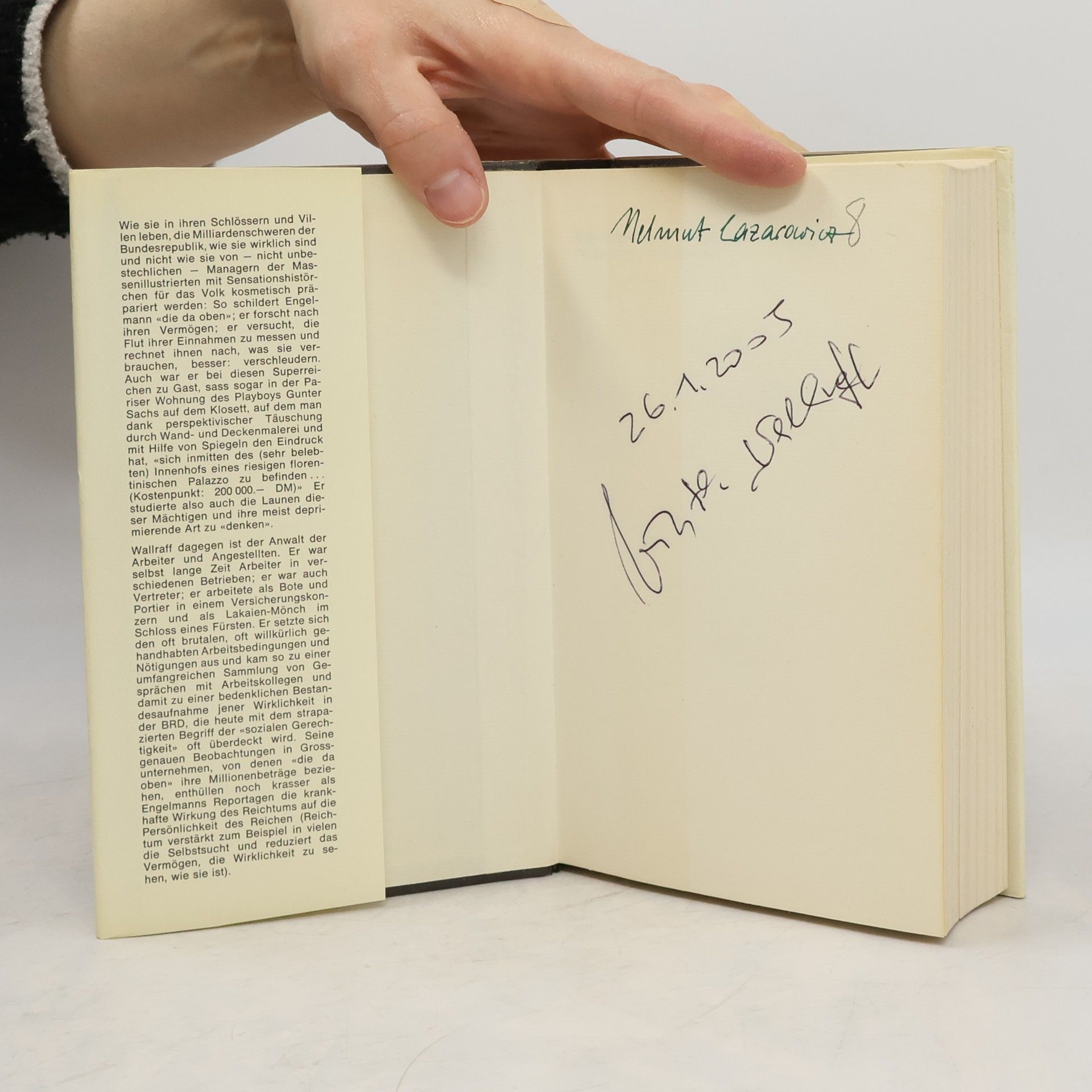 Günter Wallraff Ihr da oben - wir da unten
