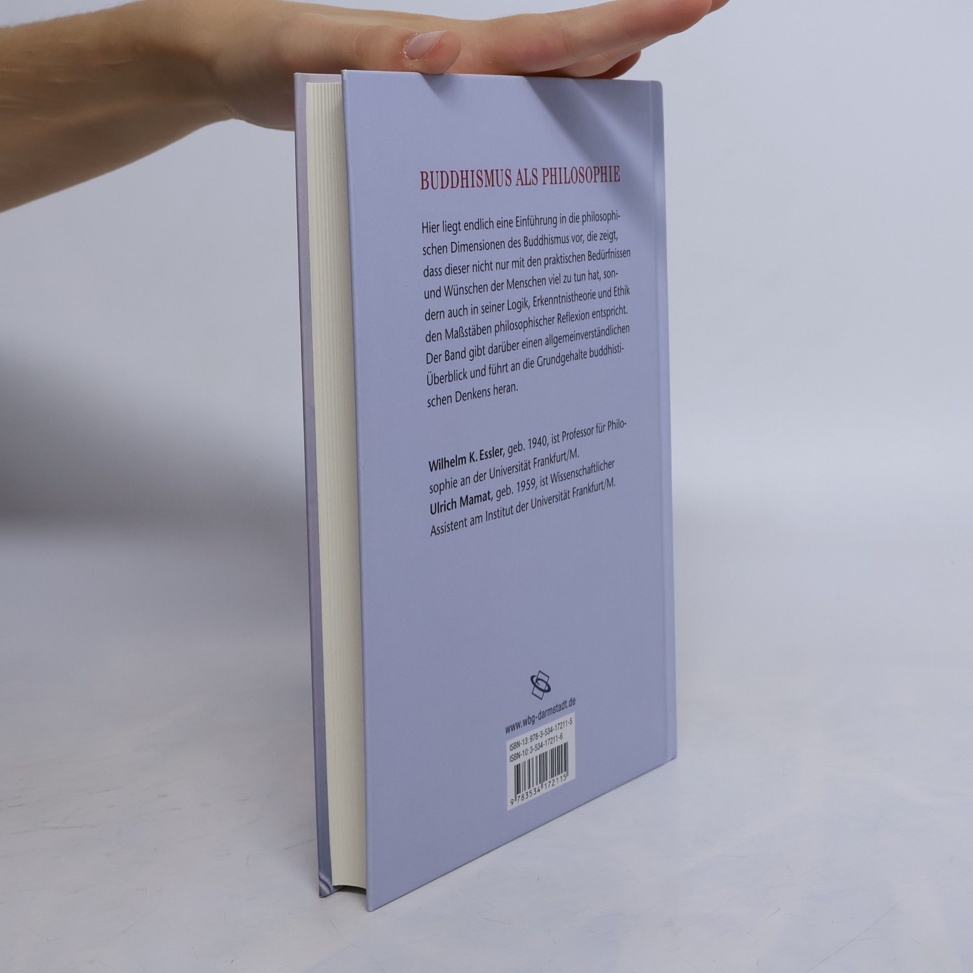 Wilhelm K. Essler Die Philosophie des Buddhismus
