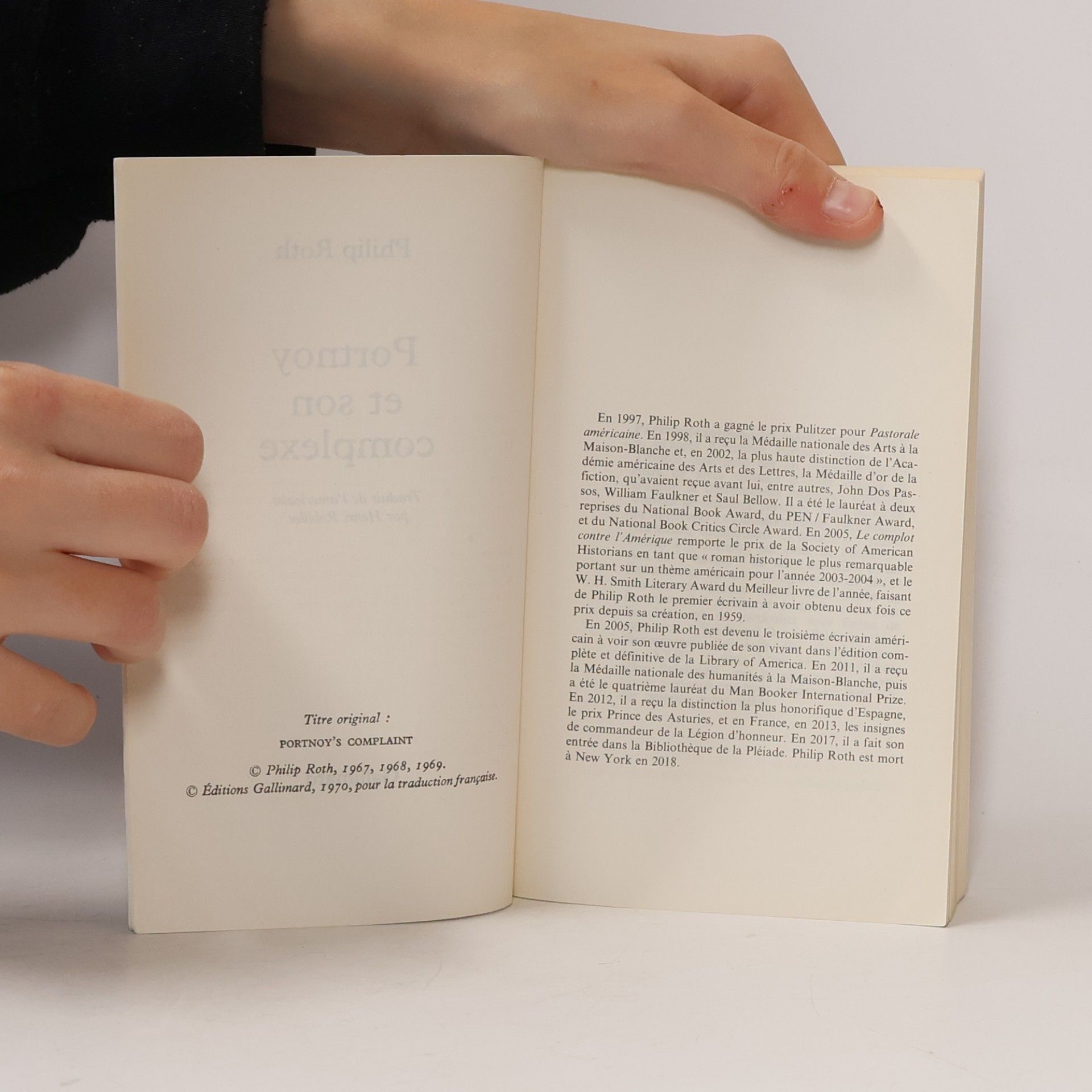Philip Roth Folio: Portnoy et son complexe