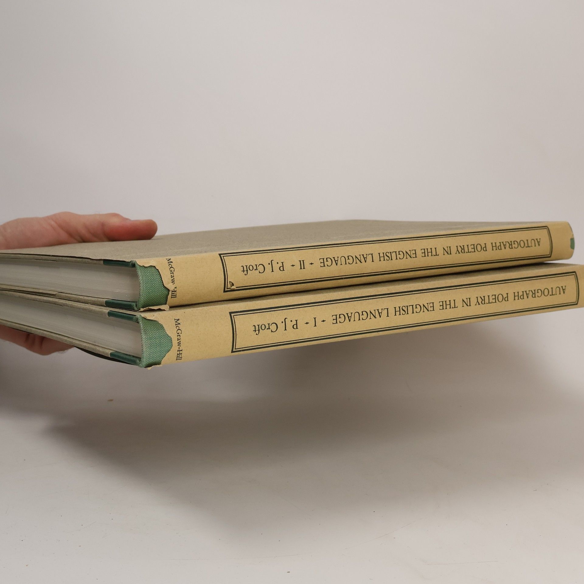 P. J. Croft Autograph poetry in the English language I.-II.