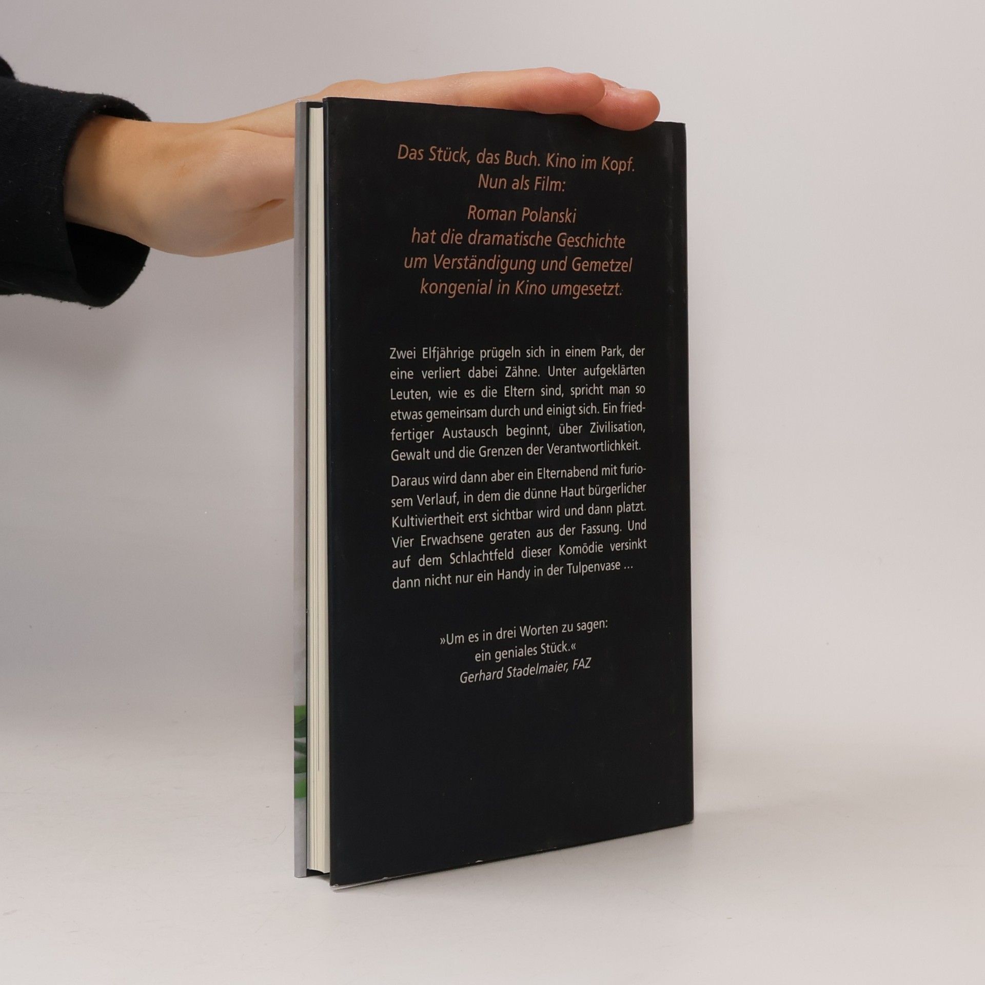 Yasmina Reza "Der Gott des Gemetzels"
