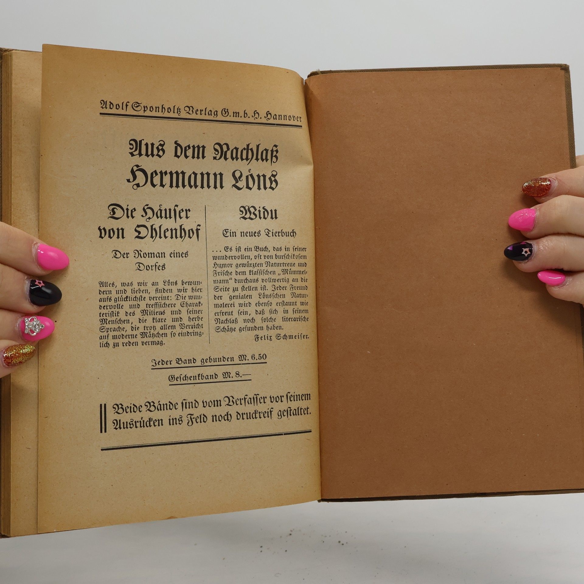 Hermann Löns Goldhals. Ein Tierbuch