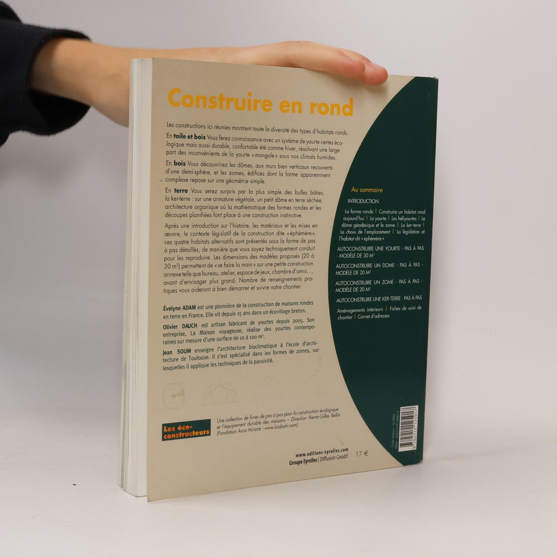 Évelyne Adam Les éco-constructeurs: Construire en rond