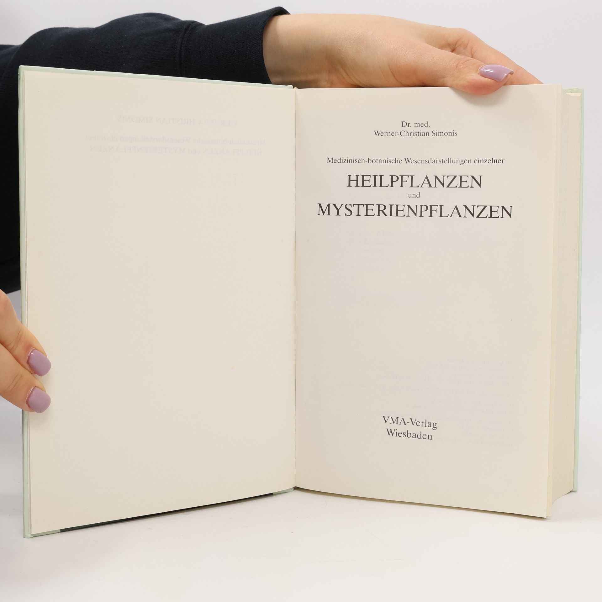 Werner-Christian Simonis Heilpflanzen und Mysterienpflanzen