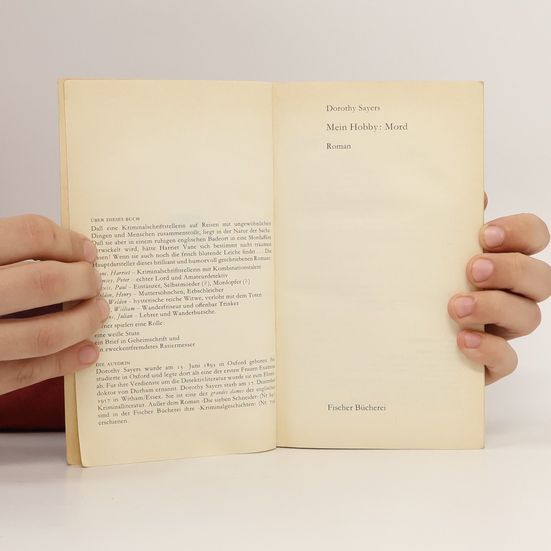 Dorothy L. Sayers Mein Hobby: Mord