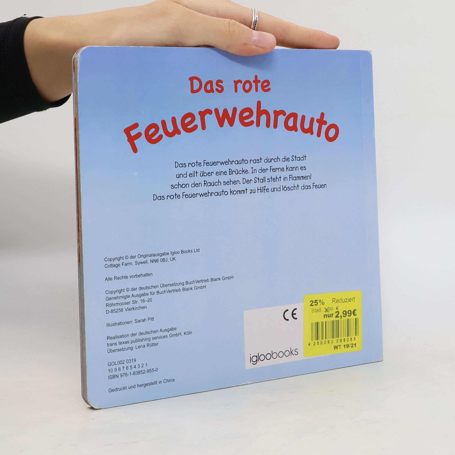 Sarah Pitt Das rote Feuerwehrauto