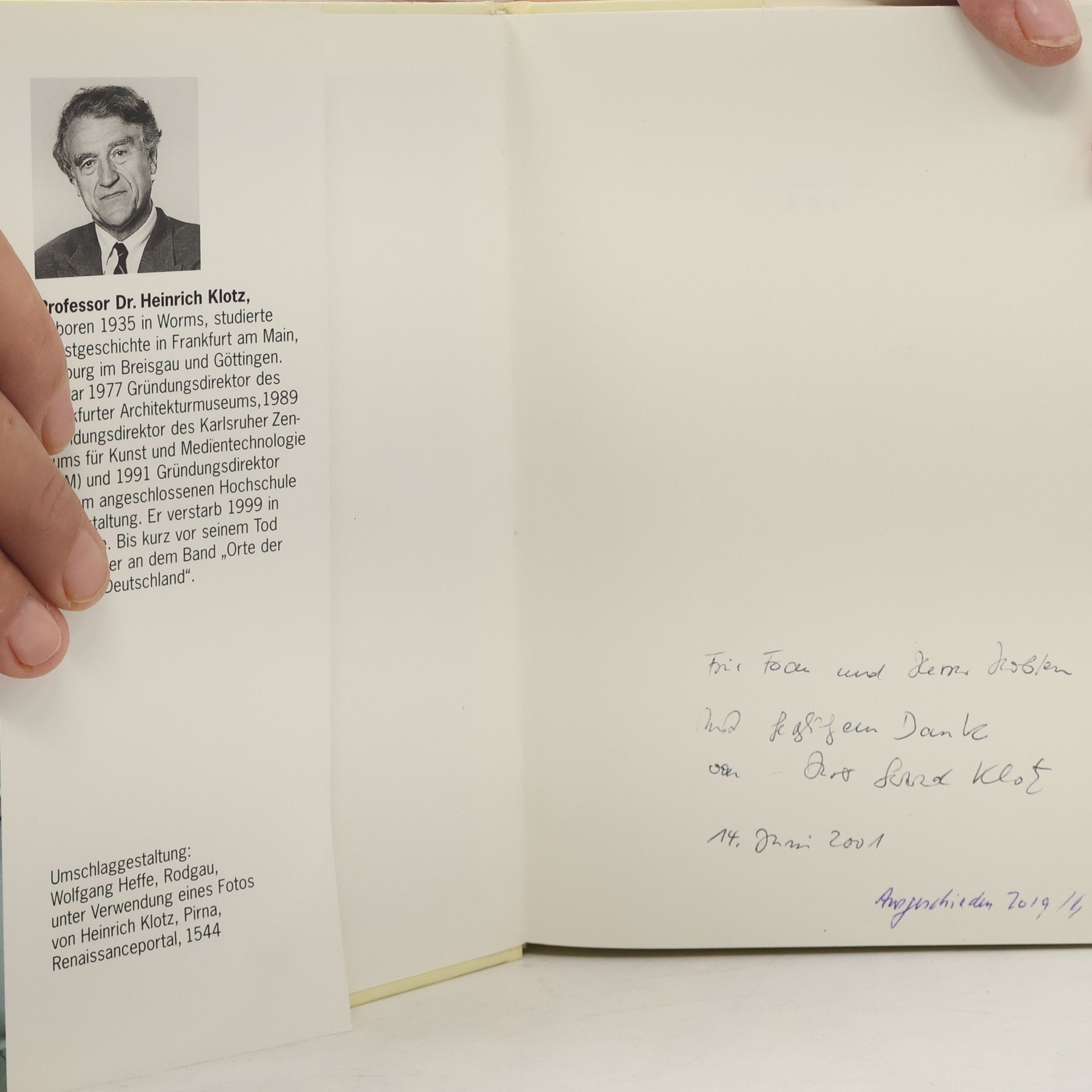 Heinrich Klotz Orte der Kunst in Deutschland