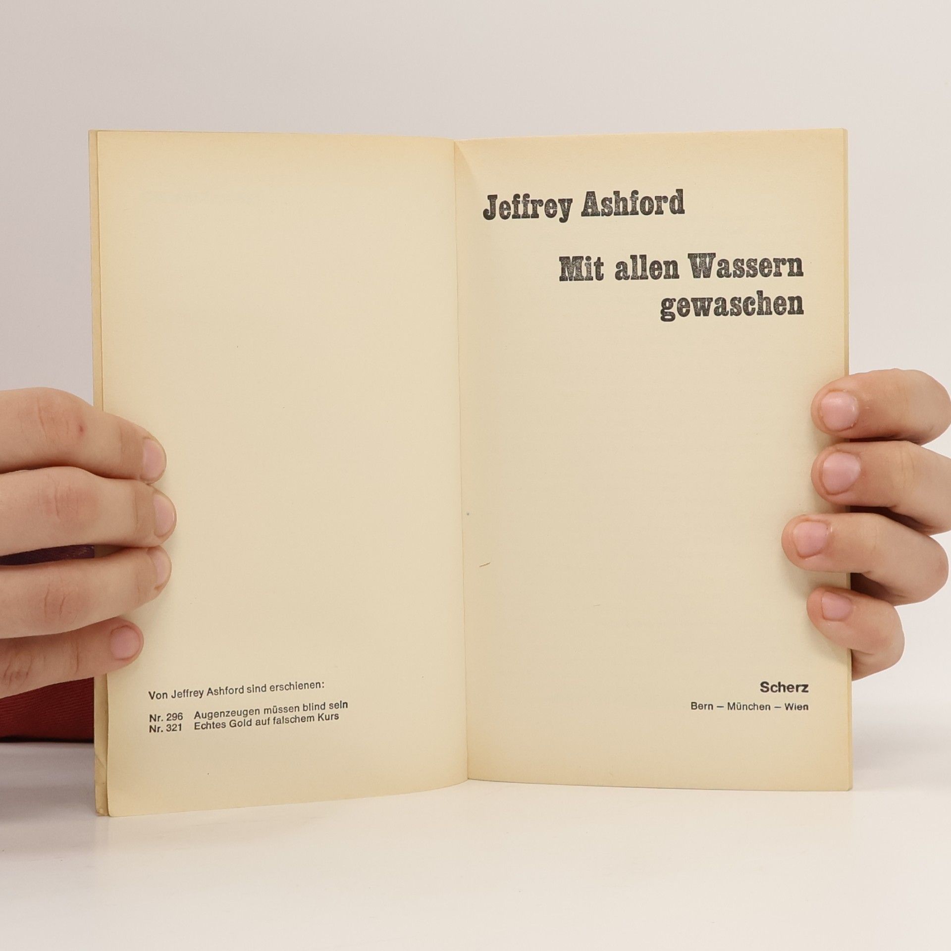 Jeffrey Ashford Mit allen Wassern gewaschen