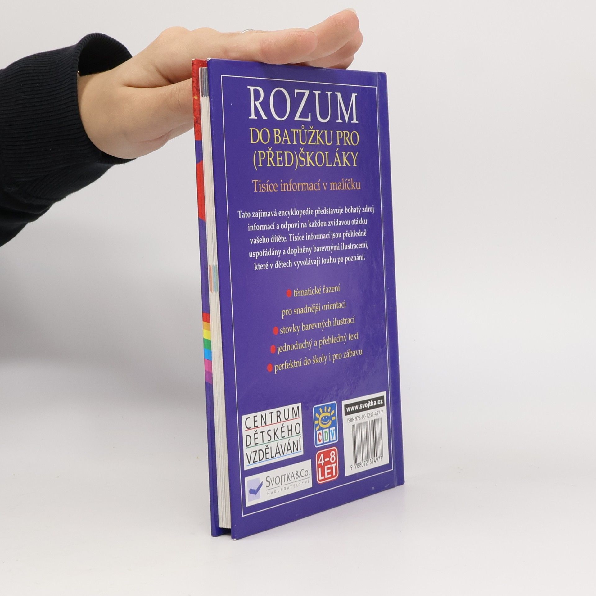 AA.VV. Rozum do batůžku pro (před)školáky: Tisíce informací v malíčku pro děti od čtyř let