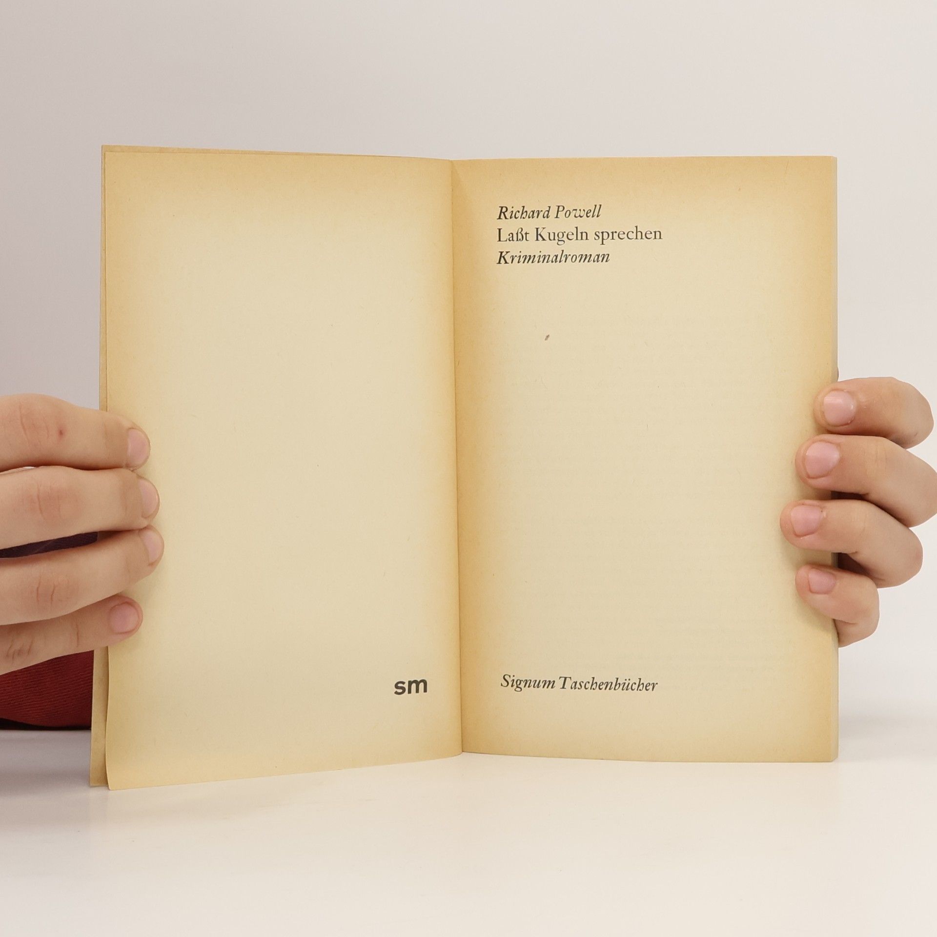 Richard Powell Laßt Kugeln sprechen