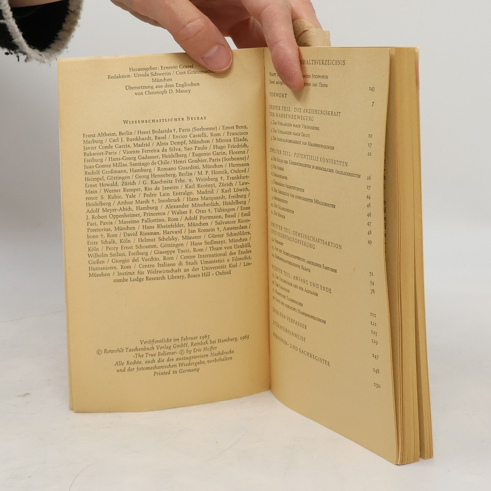 Eric Hoffer Der Fanatiker