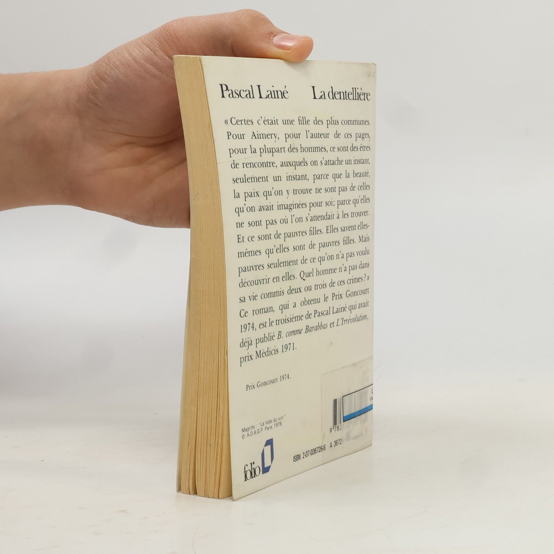 Pascal Lainé La dentellière. Die Spitzenklöpplerin, französische Ausgabe