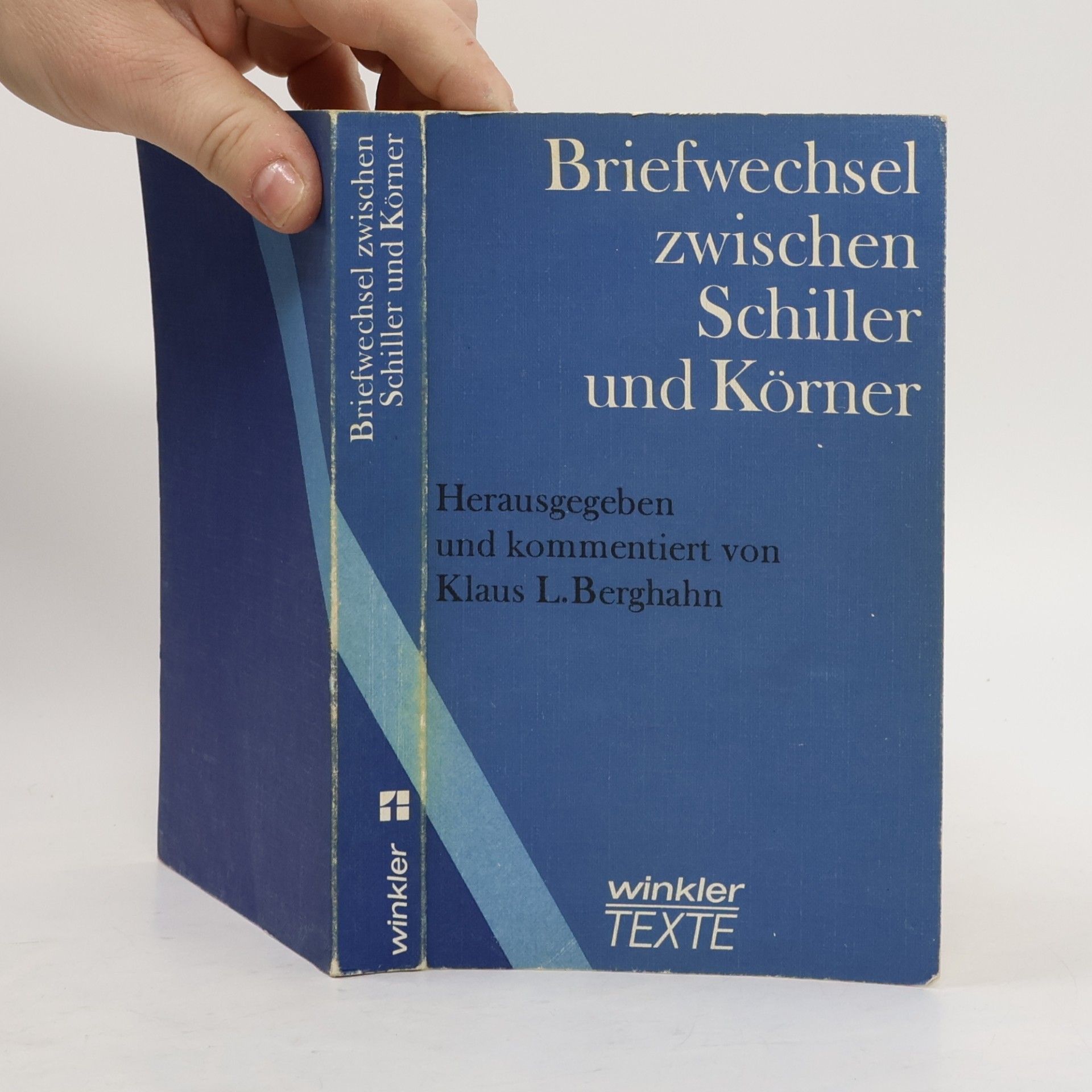 Friedrich Schiller Briefwechsel zwischen Schiller und Körner