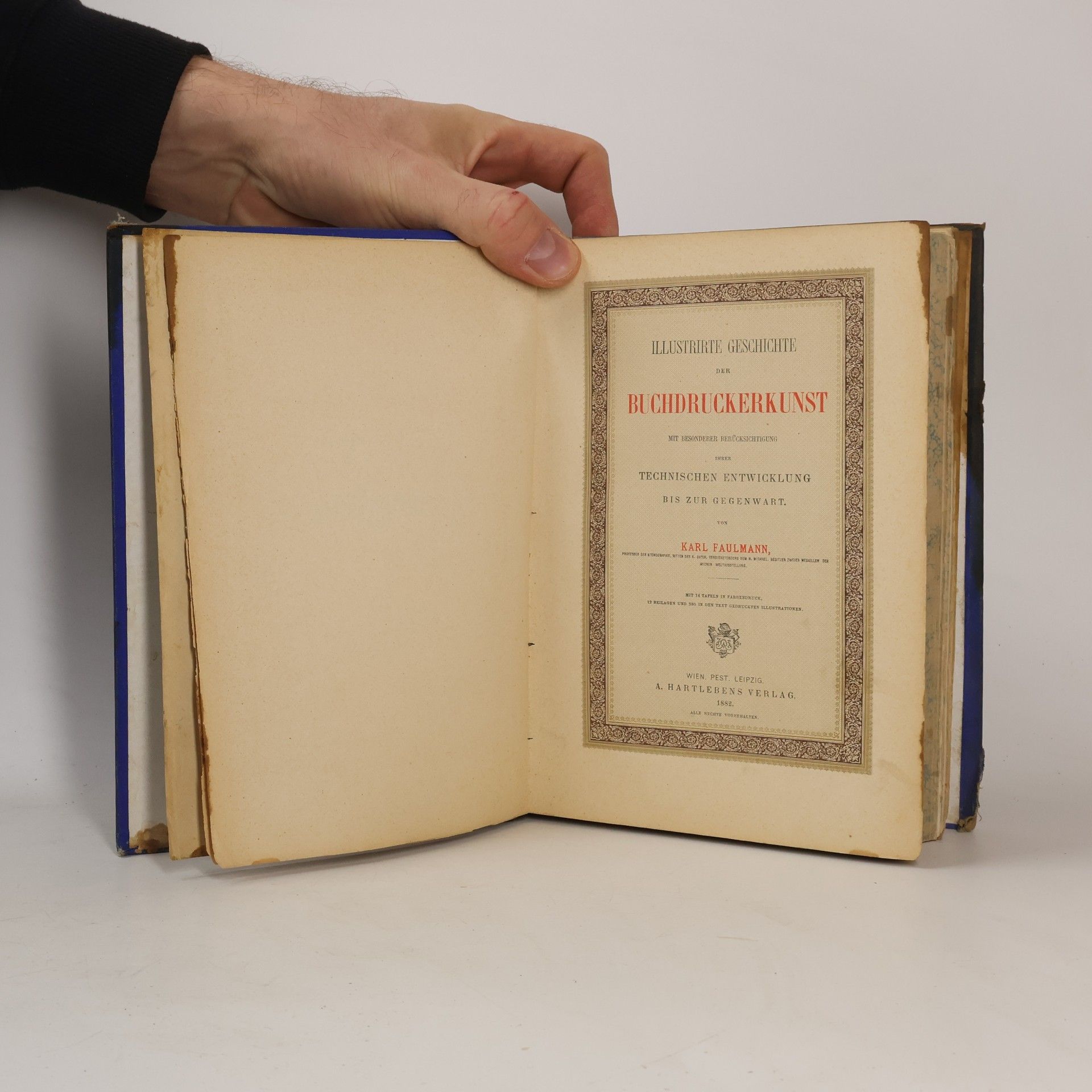 Karl Faulmann Illustrirte Geschichte der Buchdruckerkunst