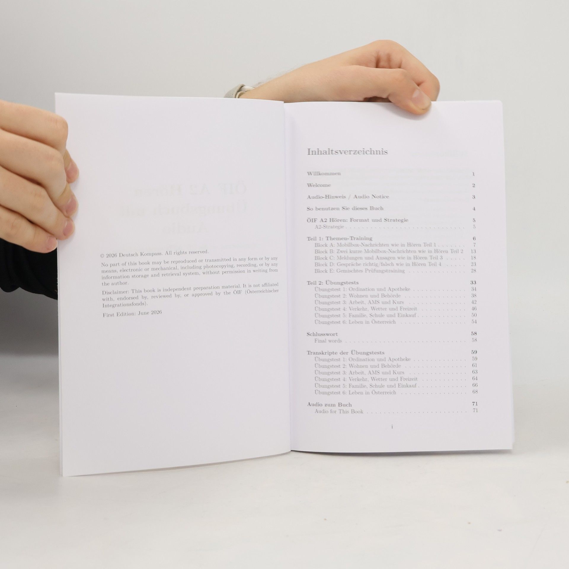 ÖIF A2 Hören Übungsbuch mit Audio: Vorbereitung auf die ÖIF A2 Integrationsprüfung (Deutsch Übungsbuch) - Ausgabe 2026