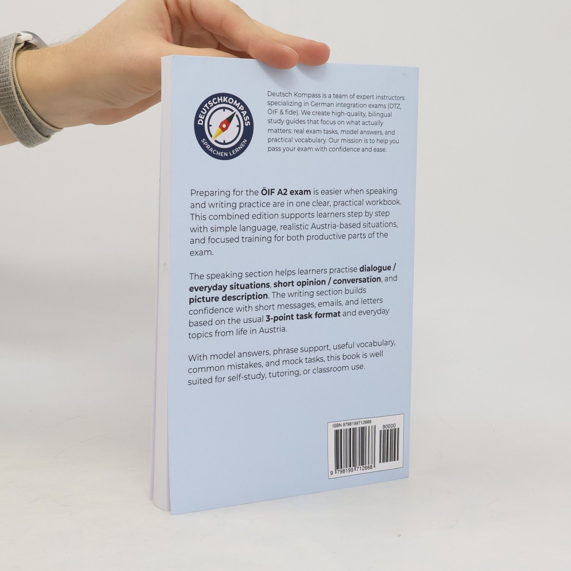 Deutsch Kompass: ÖIF A2 Sprechen + Schreiben Übungsbuch