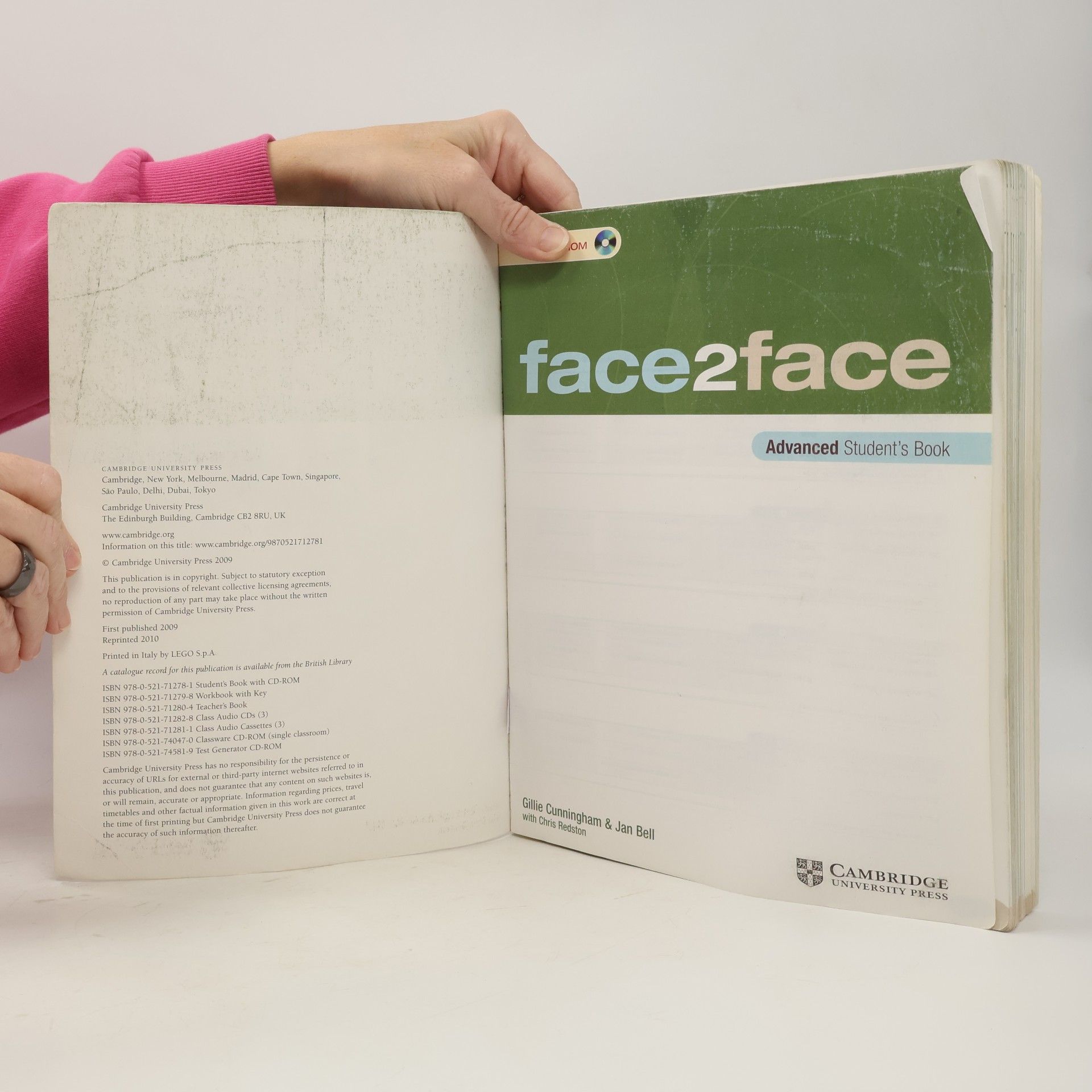 Gillie Cunningham Face2face. Advanced Student's Book