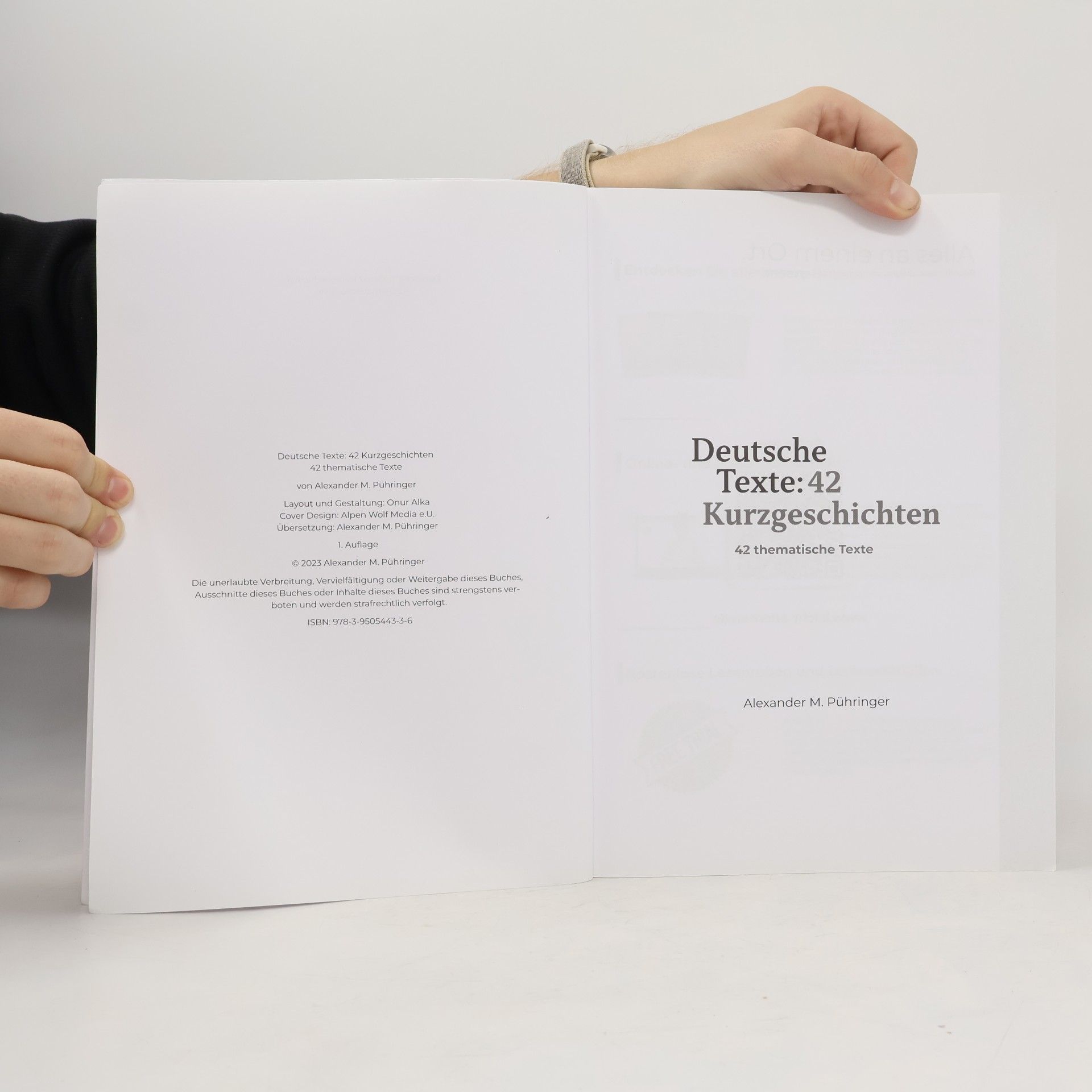 Alexander M. Pühringer Deutsch Lernen: Deutsche Texte 42 Kurzgeschichten