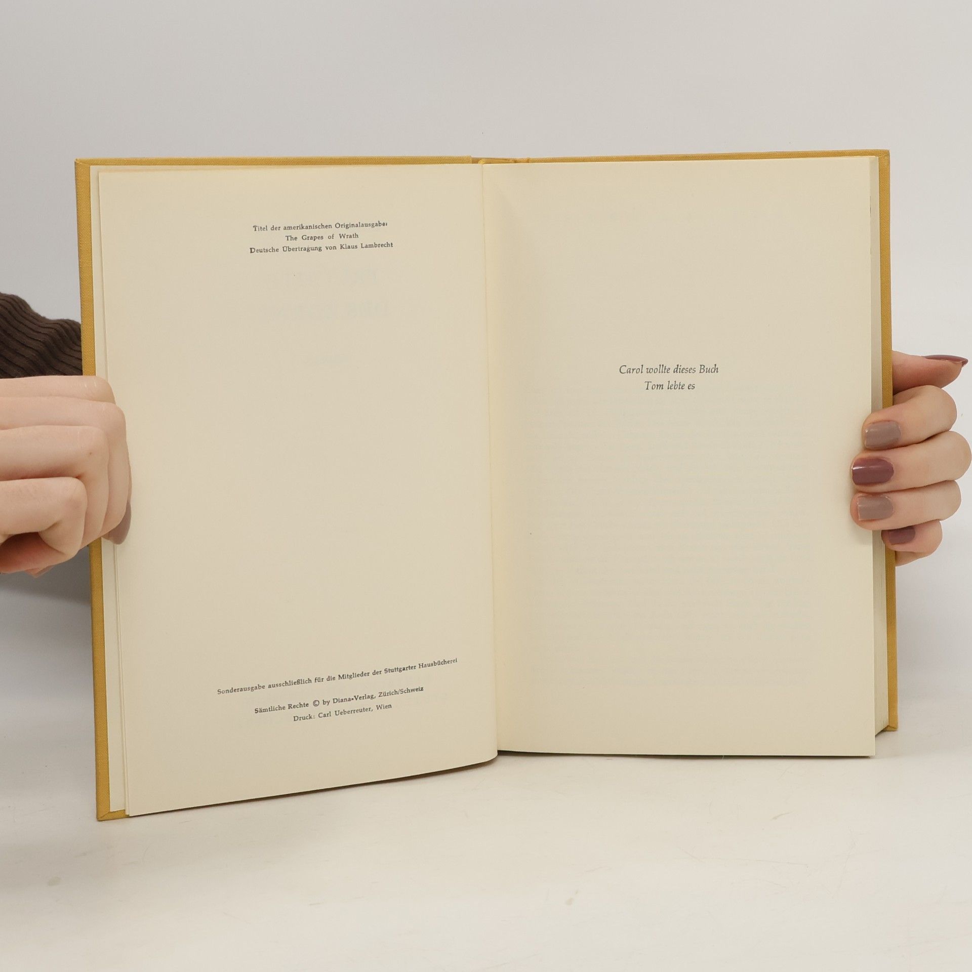 John Steinbeck Früchte des Zorns