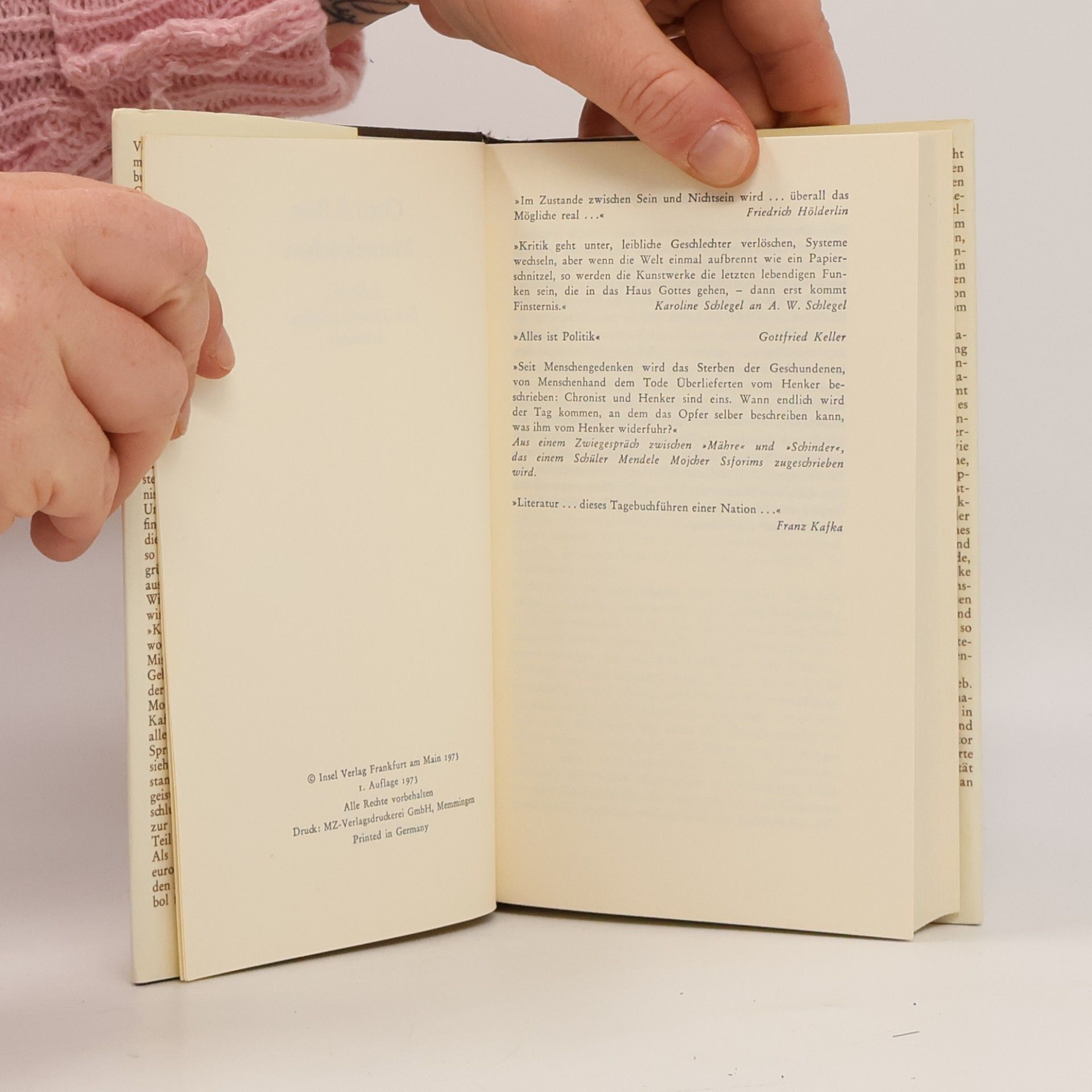 Otto Ferdinand Best Mameloschen. Jiddisch, eine Sprache und ihre Literatur