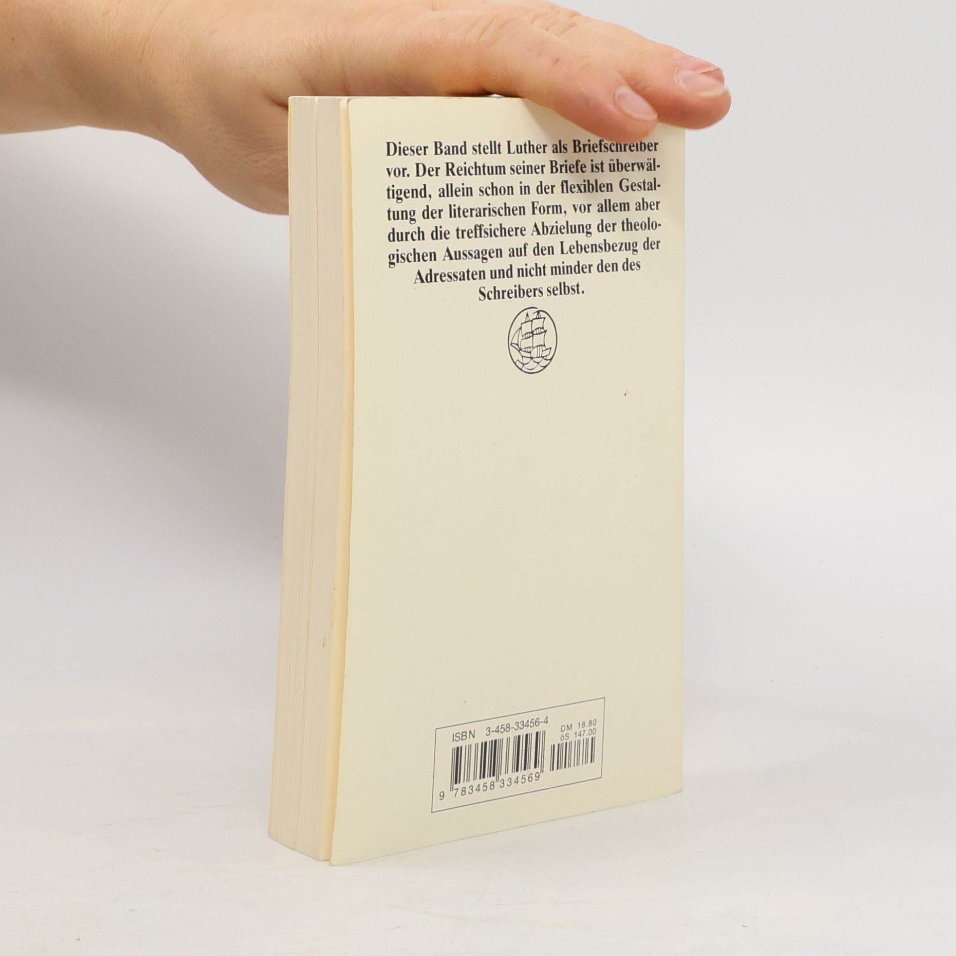 Martin Luther Insel Taschenbuch - 6: Martin Luther Briefe Ausgewählte Schriften, 1756