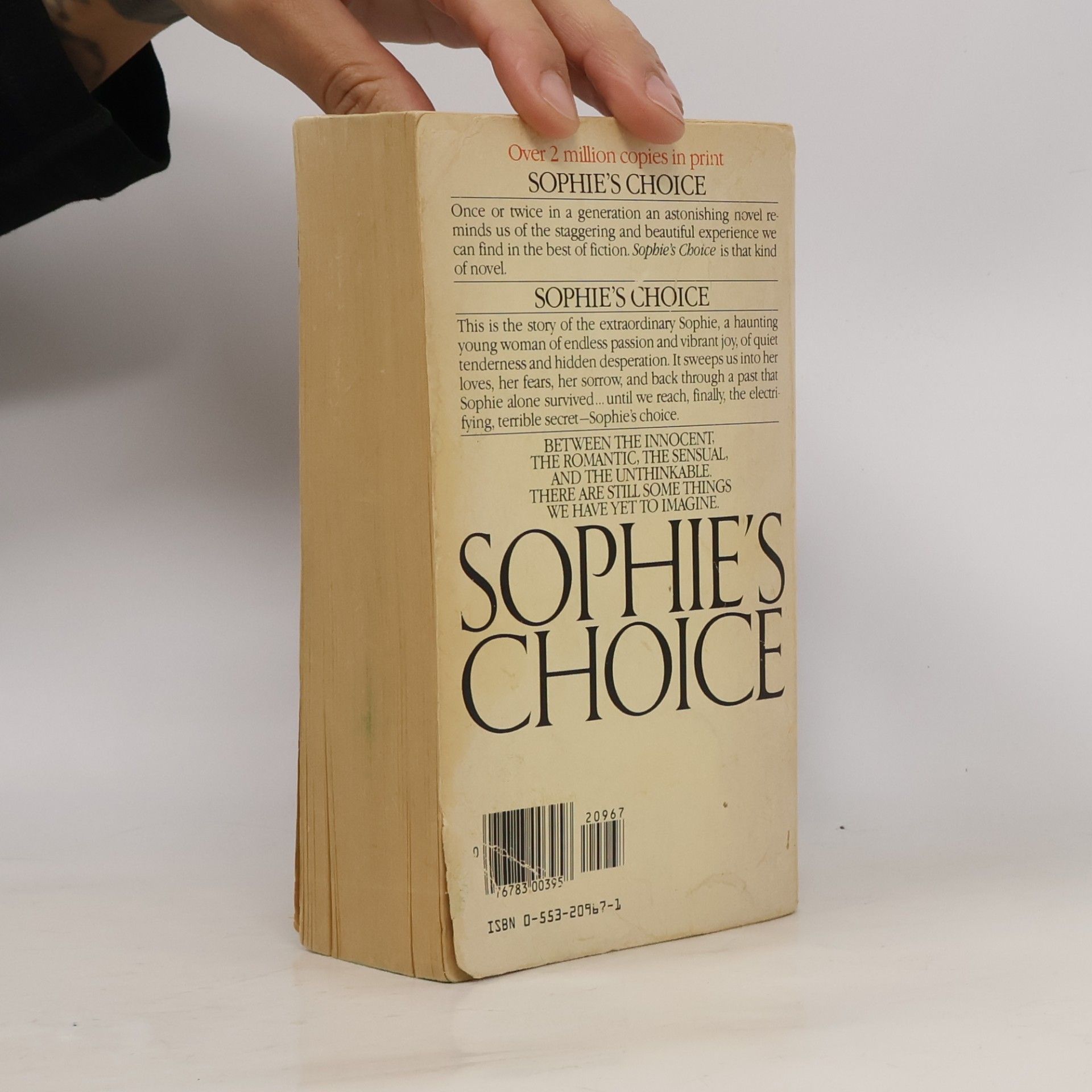 William Styron Sophie's choice