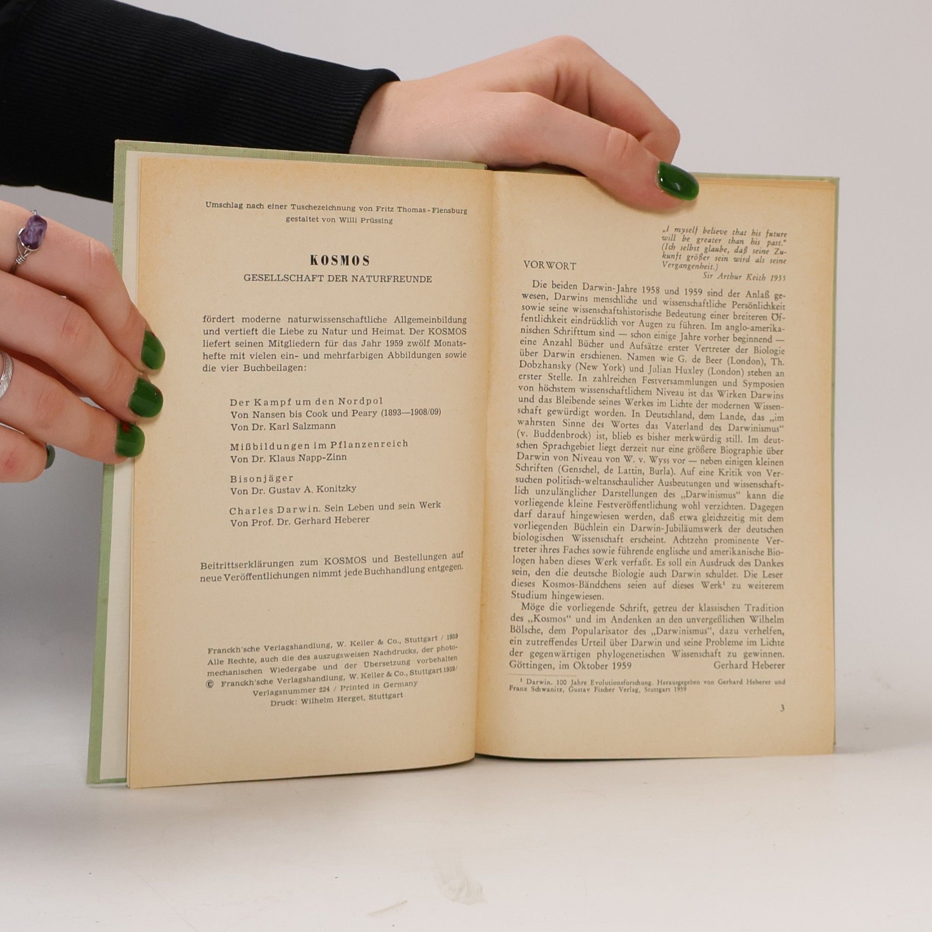 Gerhard Heberer Charles Darwin. Sein Leben und sein Werk