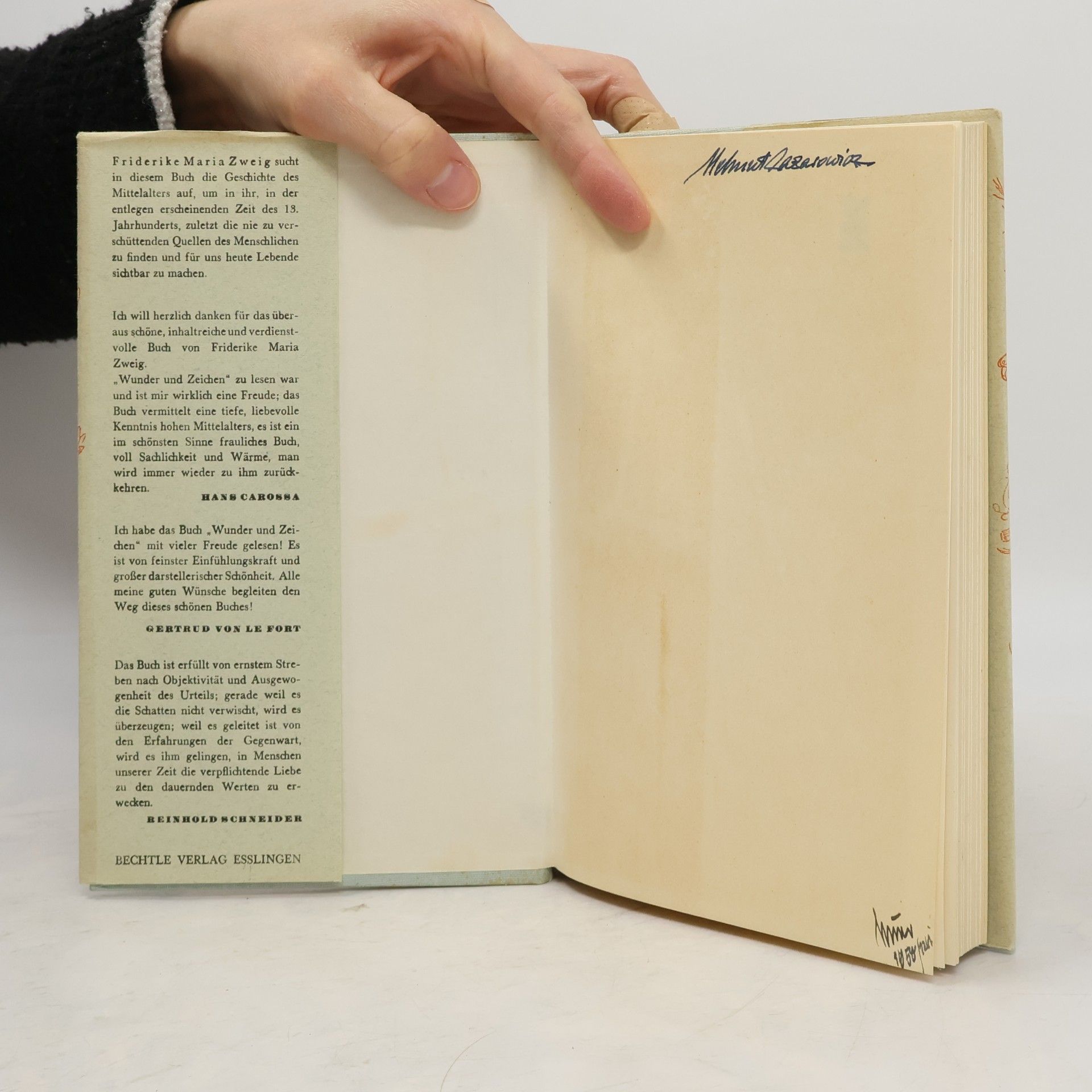 Friderike Maria Zweig Wunder und Zeichen