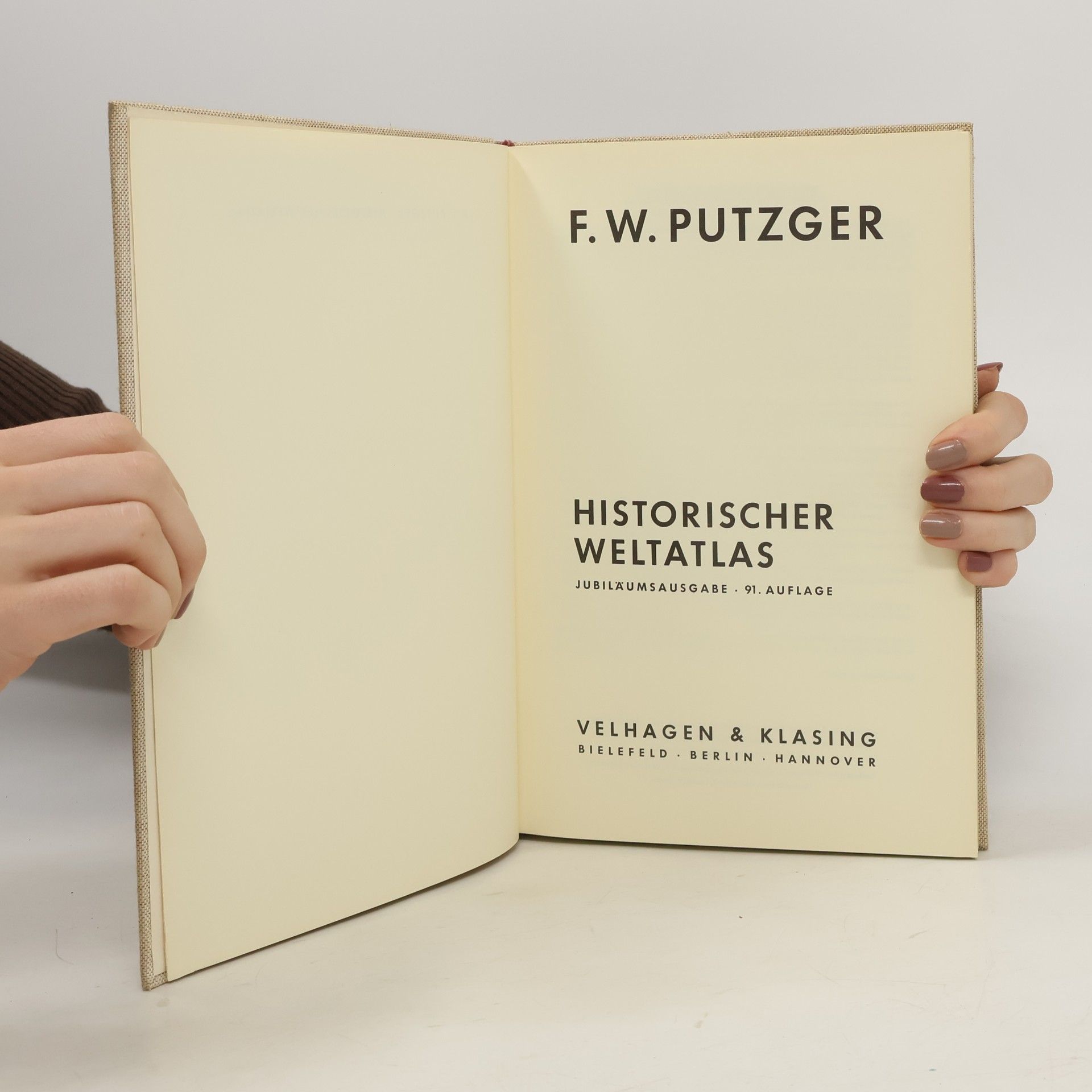 F. W. Putzger Putzger Historischer Weltatlas