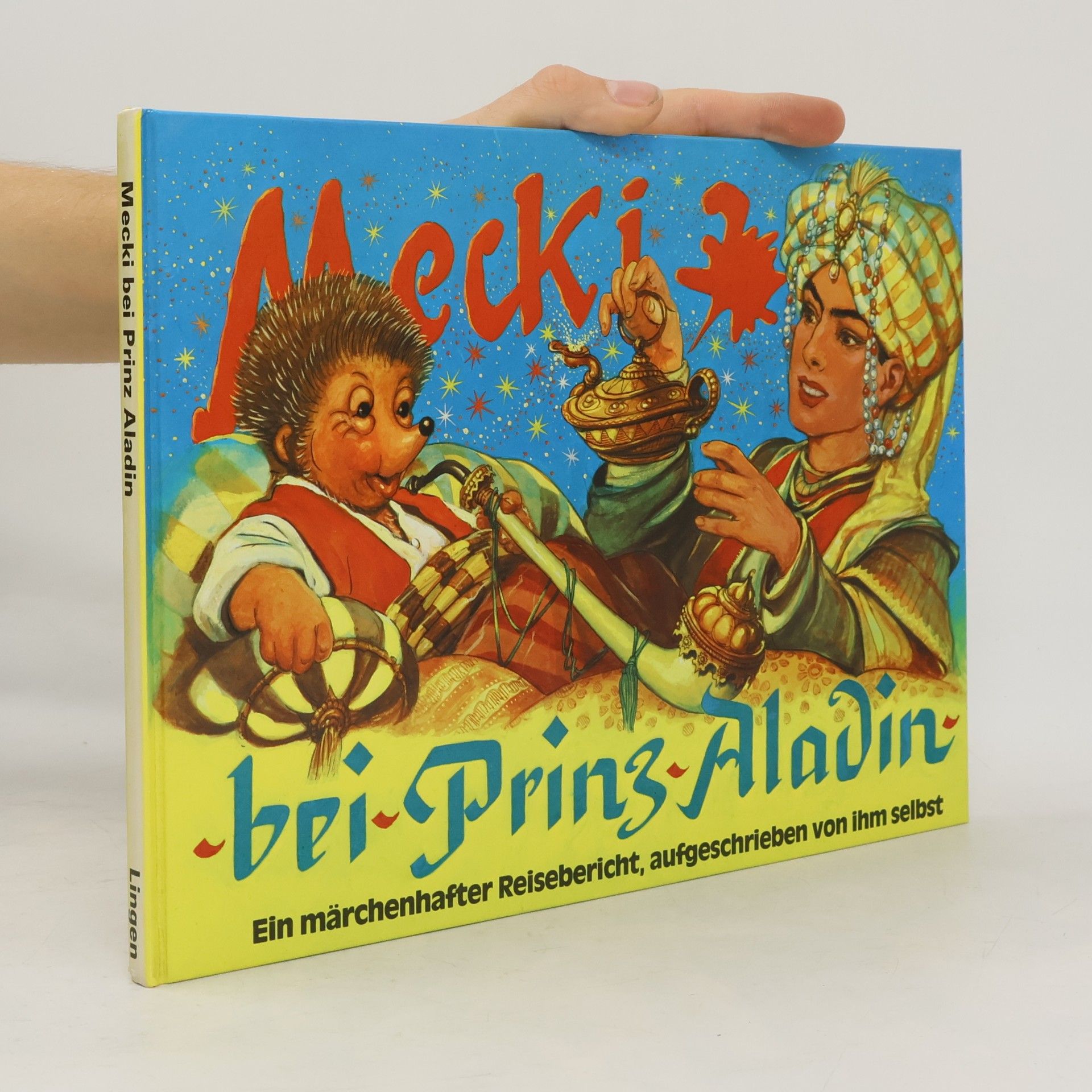 Mecki bei Prinz Aladin